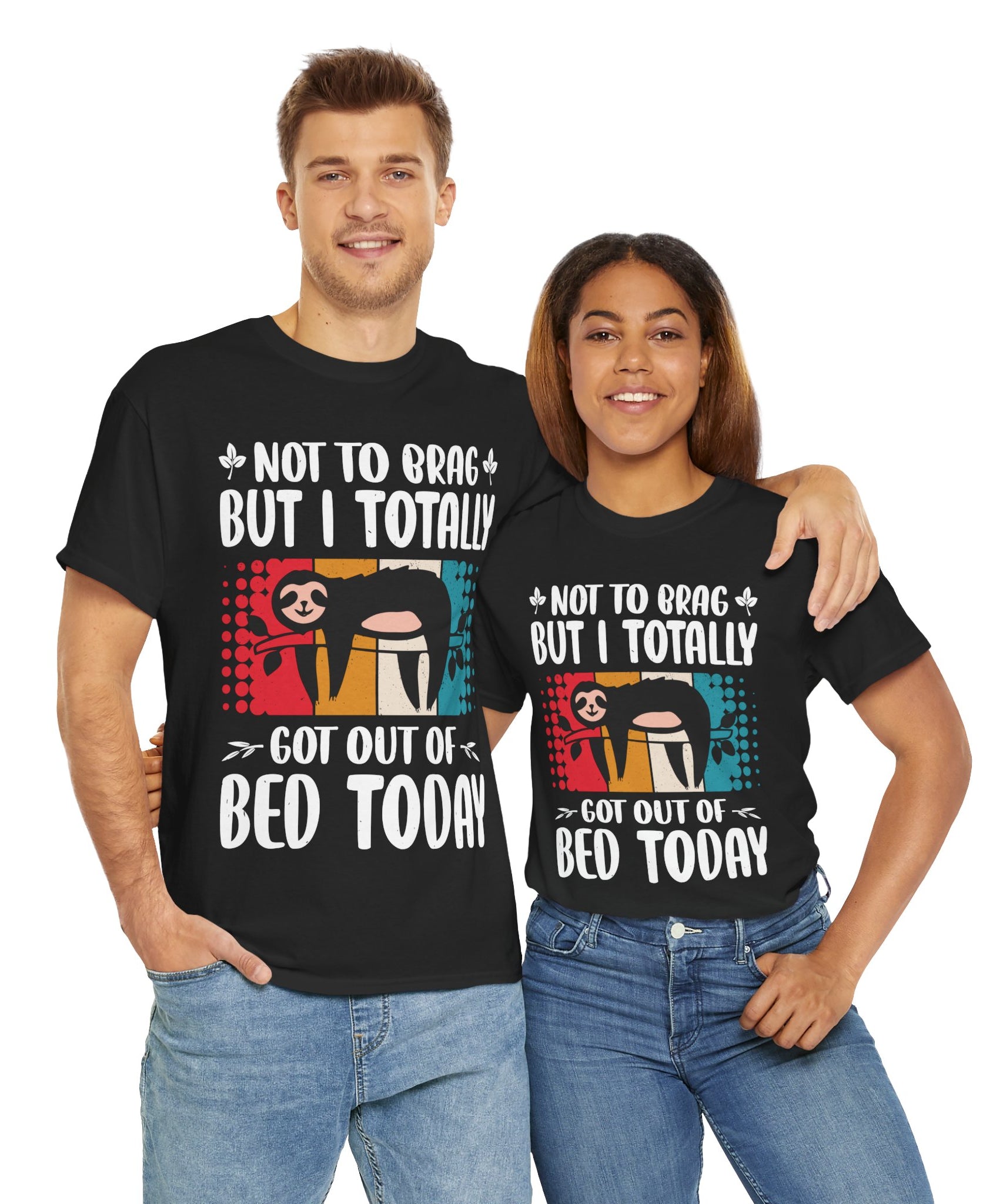 Vintage Got Out of Bed Sloth T-Shirt
