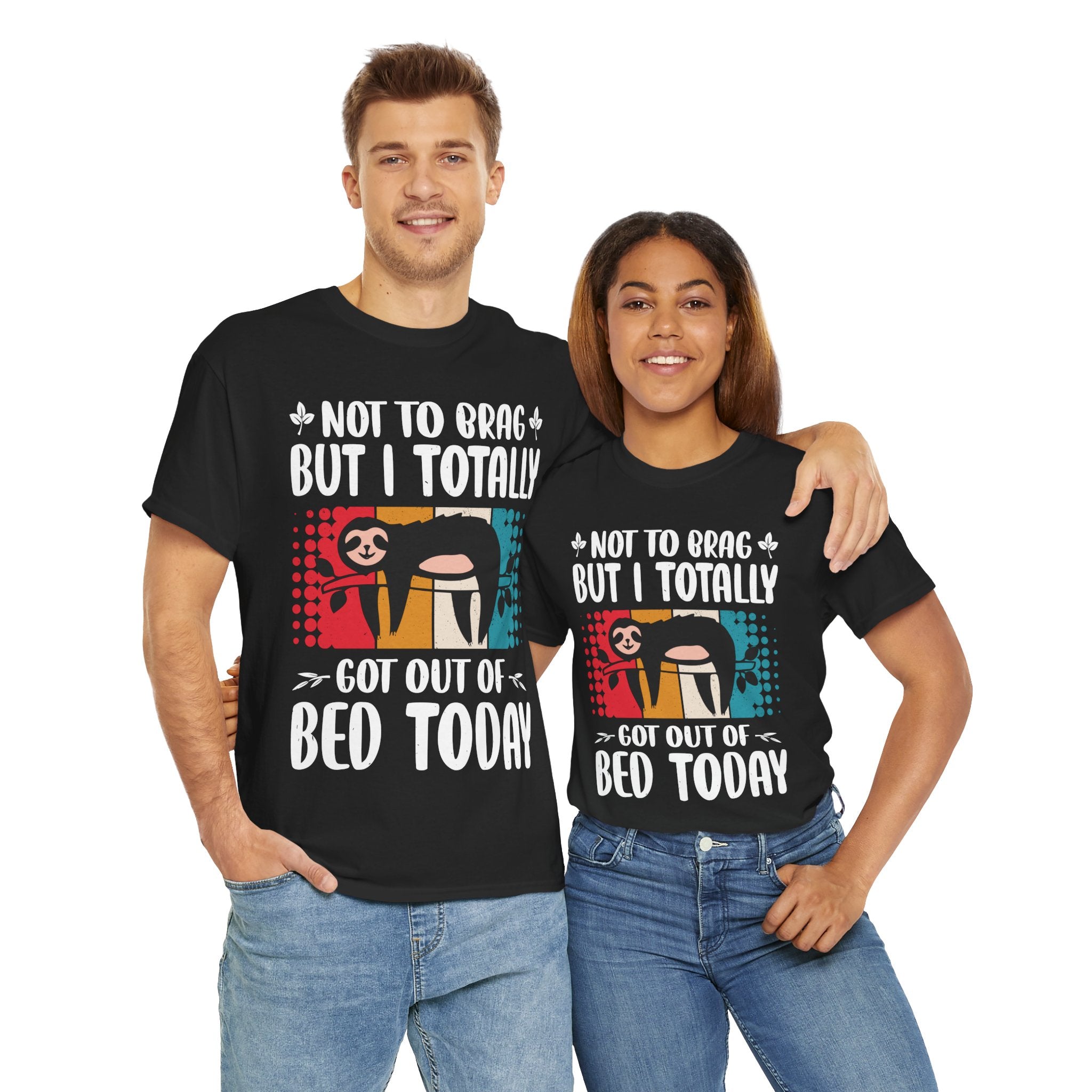 Vintage Got Out of Bed Sloth T-Shirt
