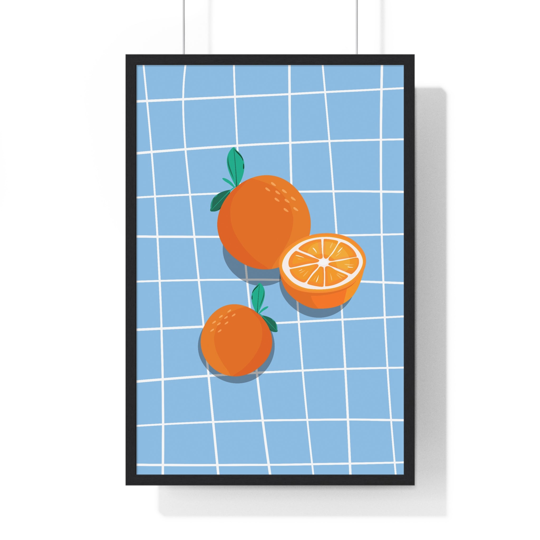 Citrus Wall Art – Framed Orange Fruit Print | Gallory Hive