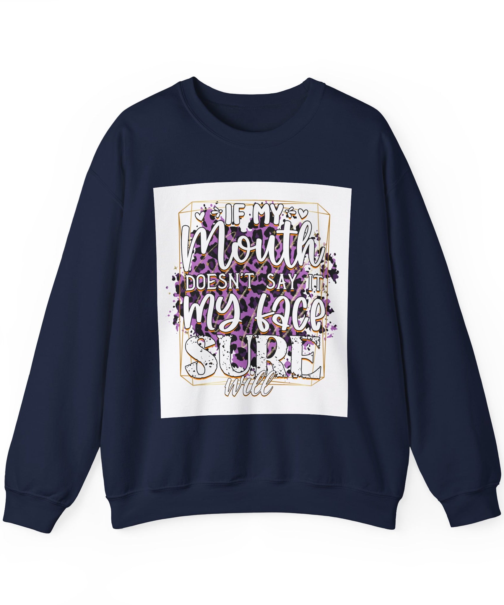 Expressive Crewneck Sweatshirt - Casual Humor Apparel, Gift for Friends, Family - Gallory Hive