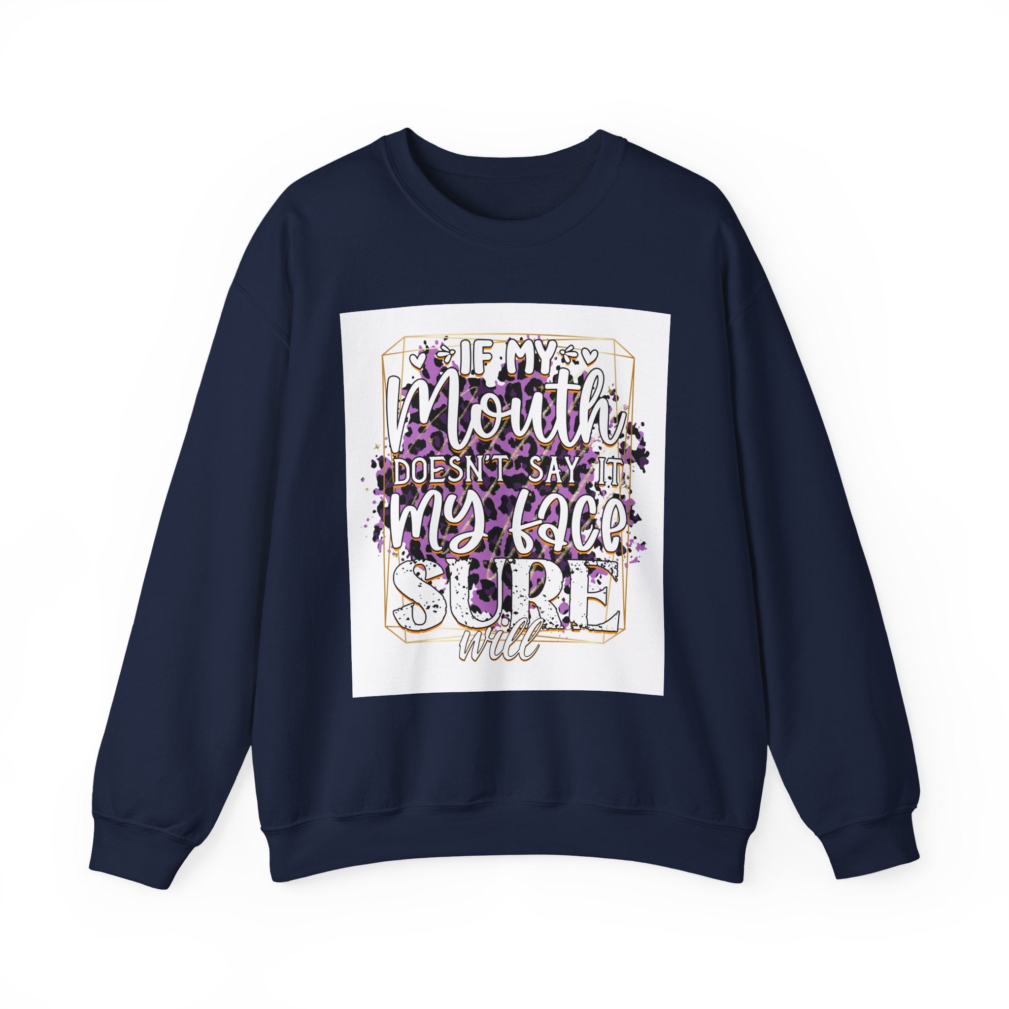 Expressive Crewneck Sweatshirt - Casual Humor Apparel, Gift for Friends, Family