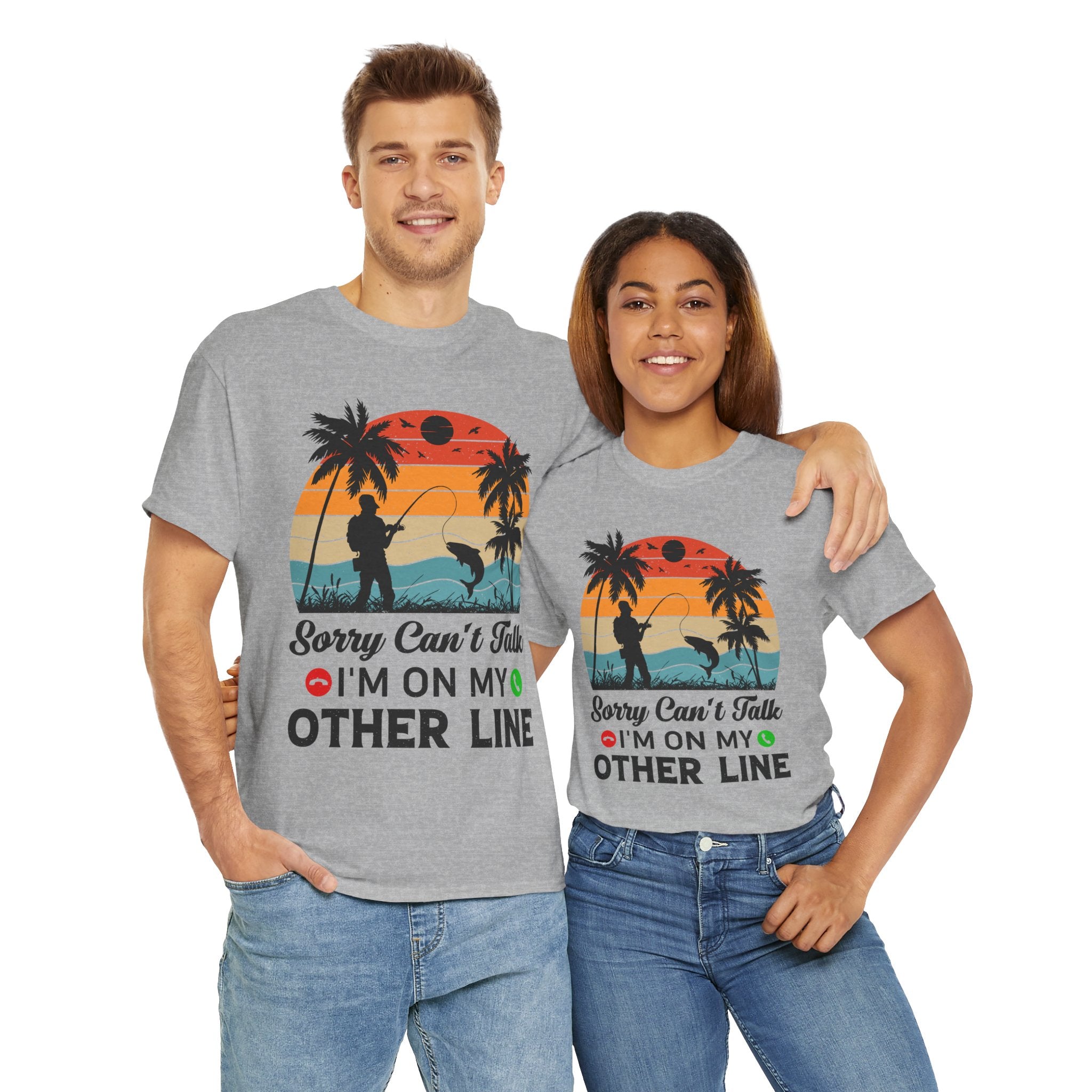 Funny Fishing T-Shirt – On My Other Line