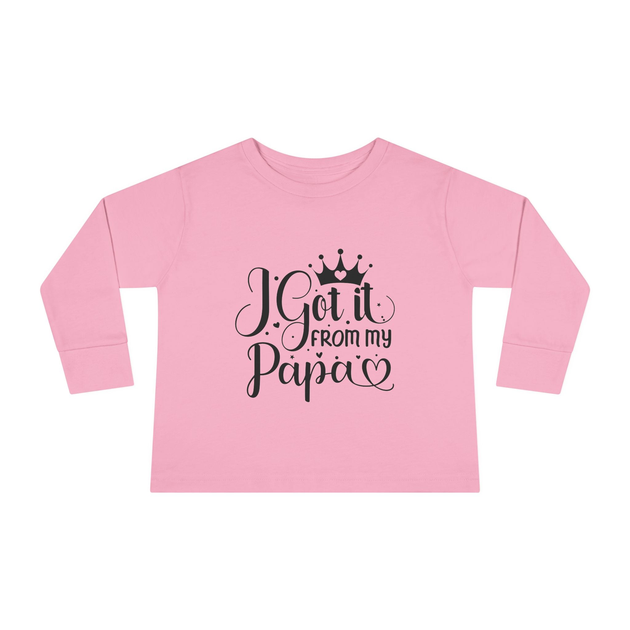 Toddler Long Sleeve Tee - Cute Gift for Dads, Family Celebrations, Birthday Party - Gallory Hive