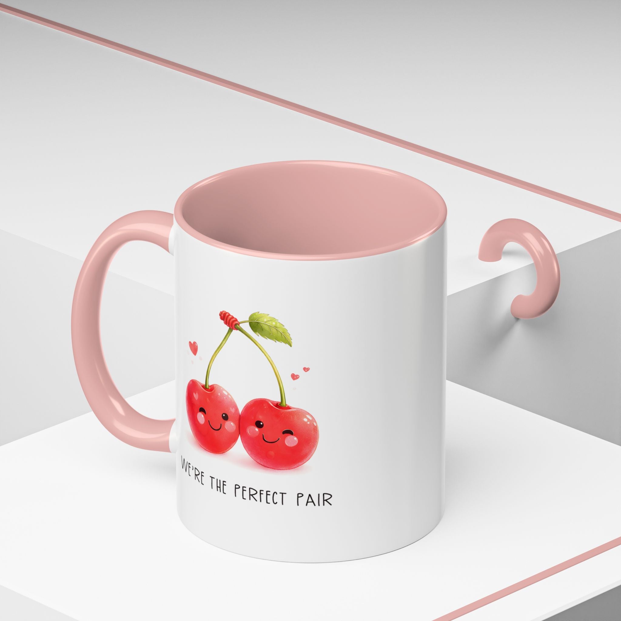 Funny Cherry Couple Ceramic Coffee Mug | Gallory Hive