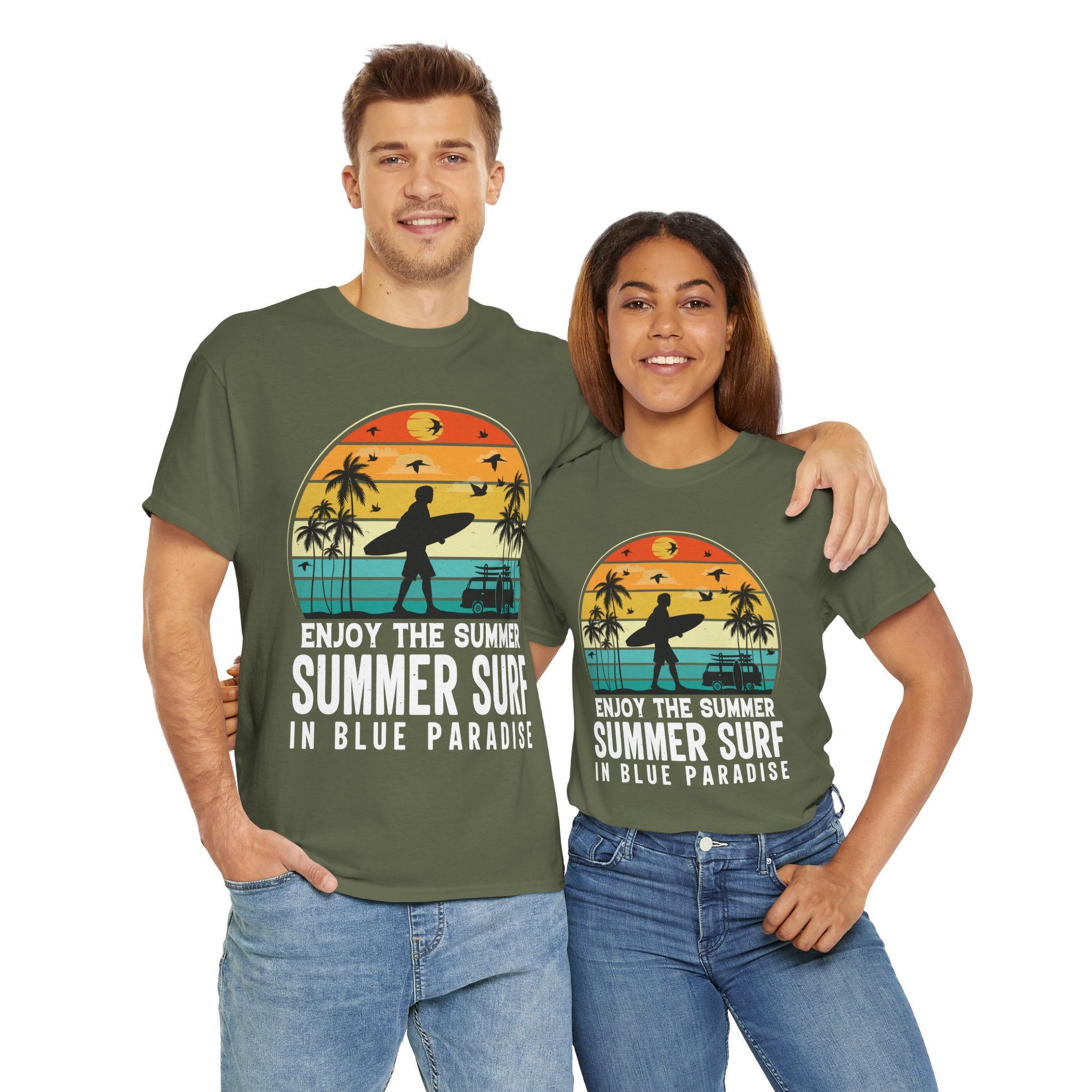 Summer Surf Van Sunset Shirt