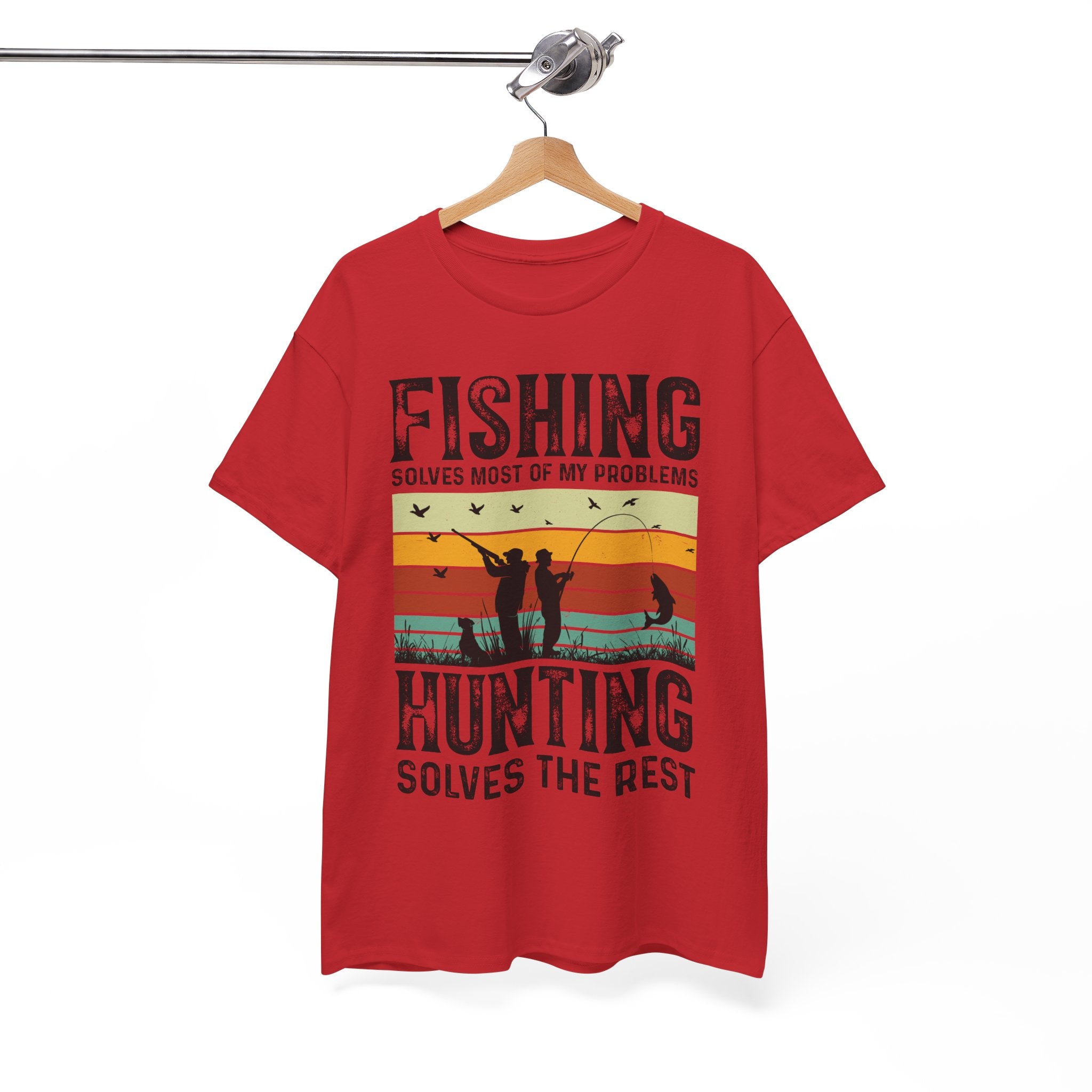 Funny Hunt and Fish Shirt for Men