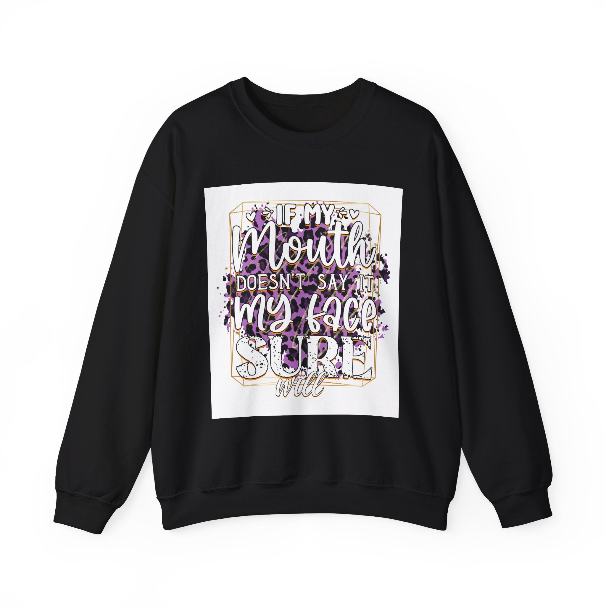 Expressive Crewneck Sweatshirt - Casual Humor Apparel, Gift for Friends, Family