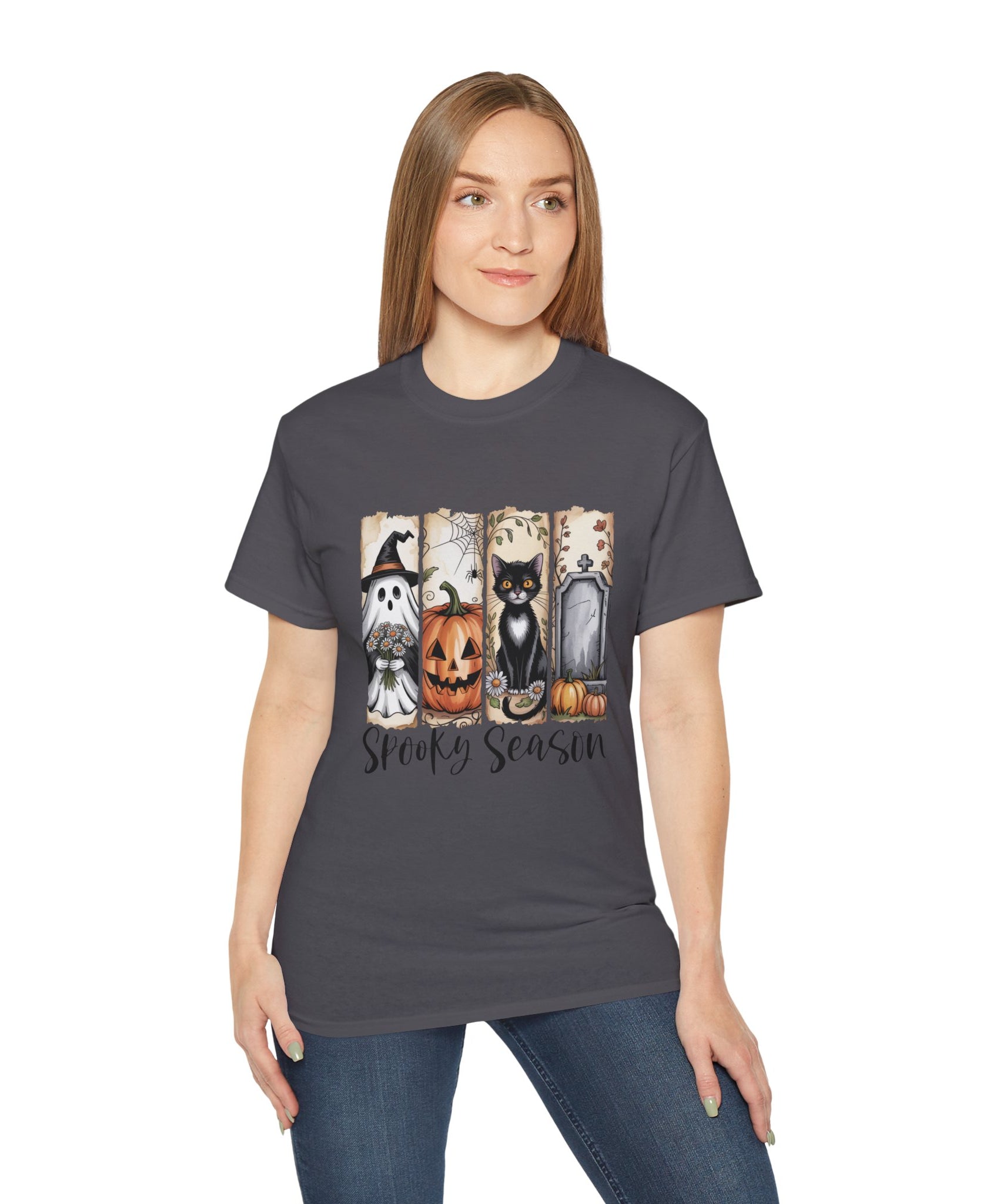 Unisex Spooky Season Tee - Inspirational Casual Wear, Christian T-Shirt, Motivational Gift, Faith-Based Apparel, Everyday Comfort - Gallory Hive