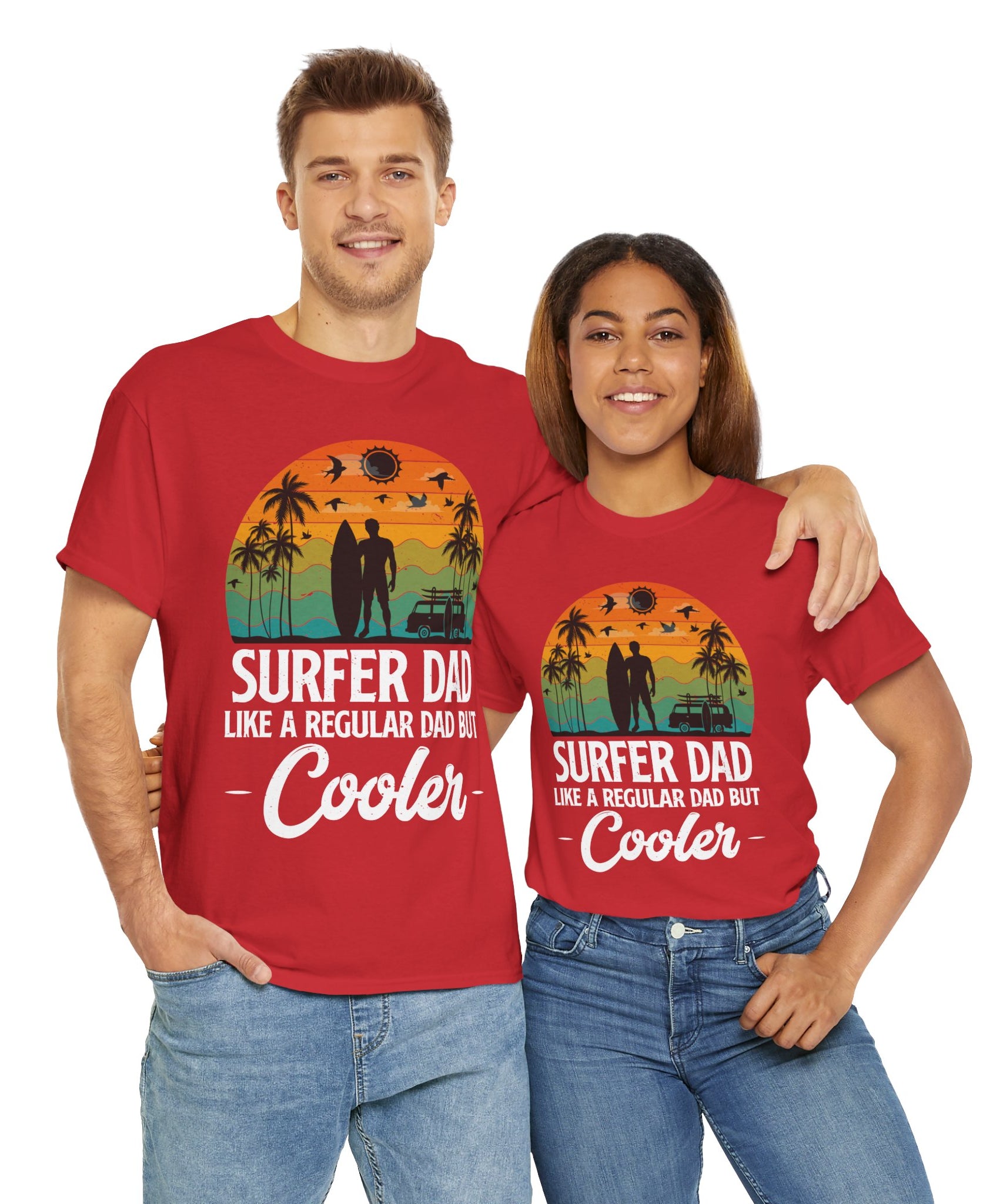 Vintage Surf Van & Palm Tree T-Shirt