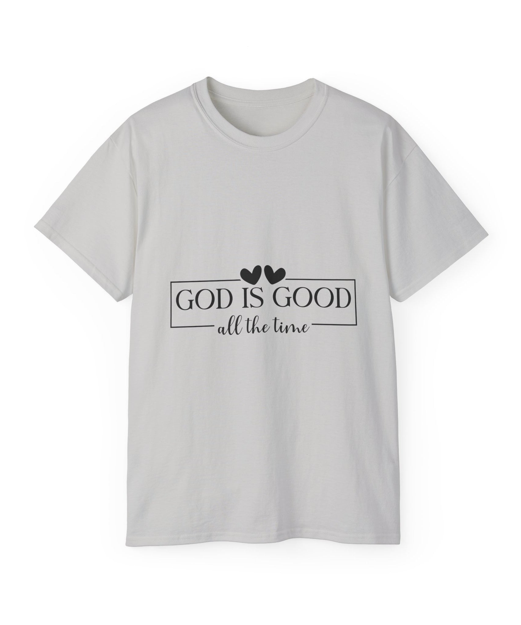 Unisex God is good all the time Tee - Inspirational Casual Wear, Christian T-Shirt, Motivational Gift, Faith-Based Apparel, Everyday Comfort - Gallory Hive