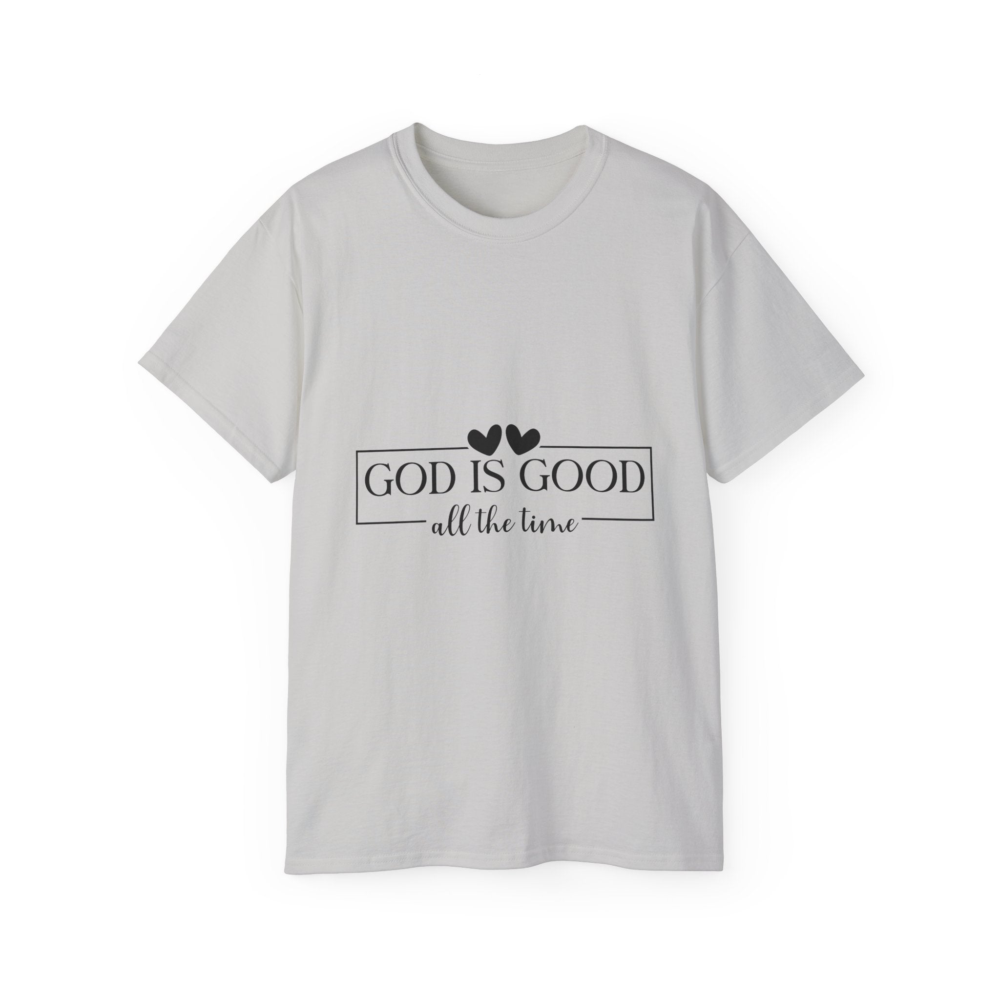 Unisex God is good all the time Tee - Inspirational Casual Wear, Christian T-Shirt, Motivational Gift, Faith-Based Apparel, Everyday Comfort - Gallory Hive