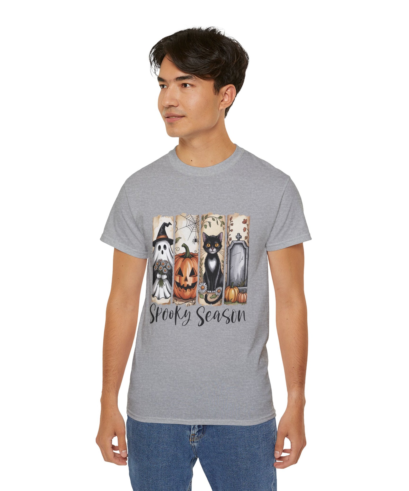 Unisex Spooky Season Tee - Inspirational Casual Wear, Christian T-Shirt, Motivational Gift, Faith-Based Apparel, Everyday Comfort - Gallory Hive