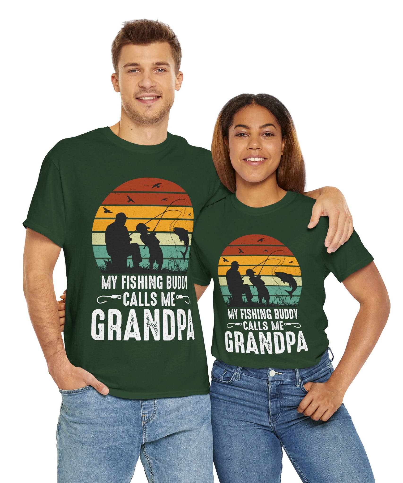 Family Fishing Day Graphic Tee