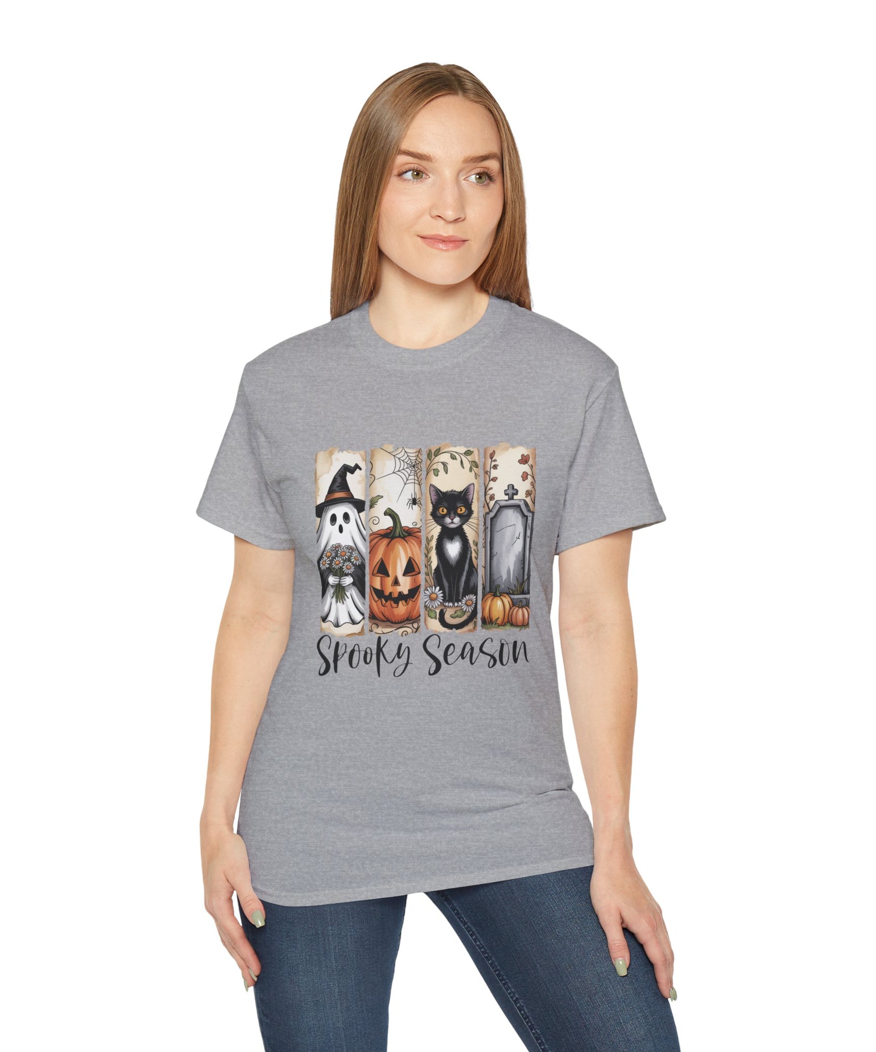 Unisex Spooky Season Tee - Inspirational Casual Wear, Christian T-Shirt, Motivational Gift, Faith-Based Apparel, Everyday Comfort - Gallory Hive