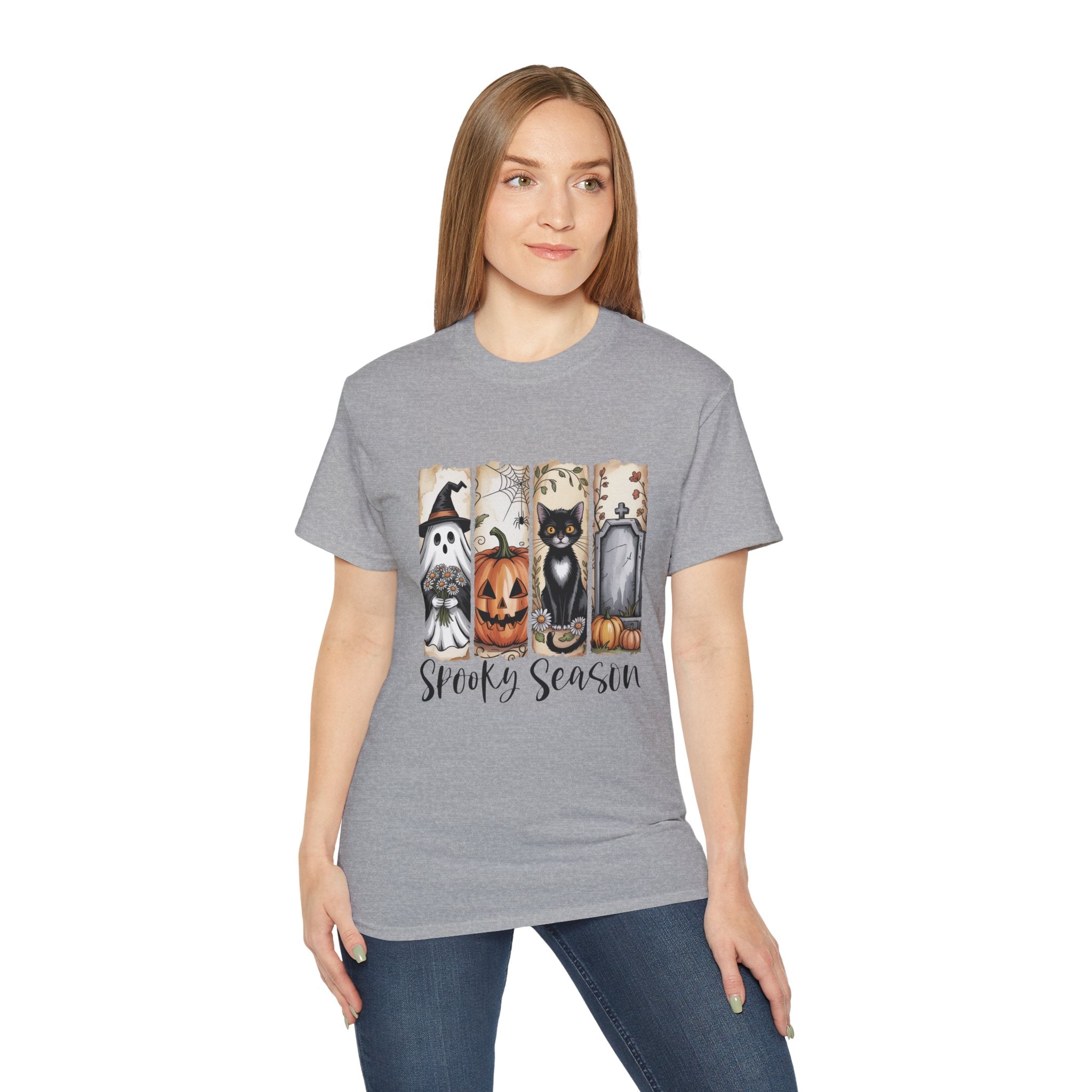 Unisex Spooky Season Tee - Inspirational Casual Wear, Christian T-Shirt, Motivational Gift, Faith-Based Apparel, Everyday Comfort - Gallory Hive