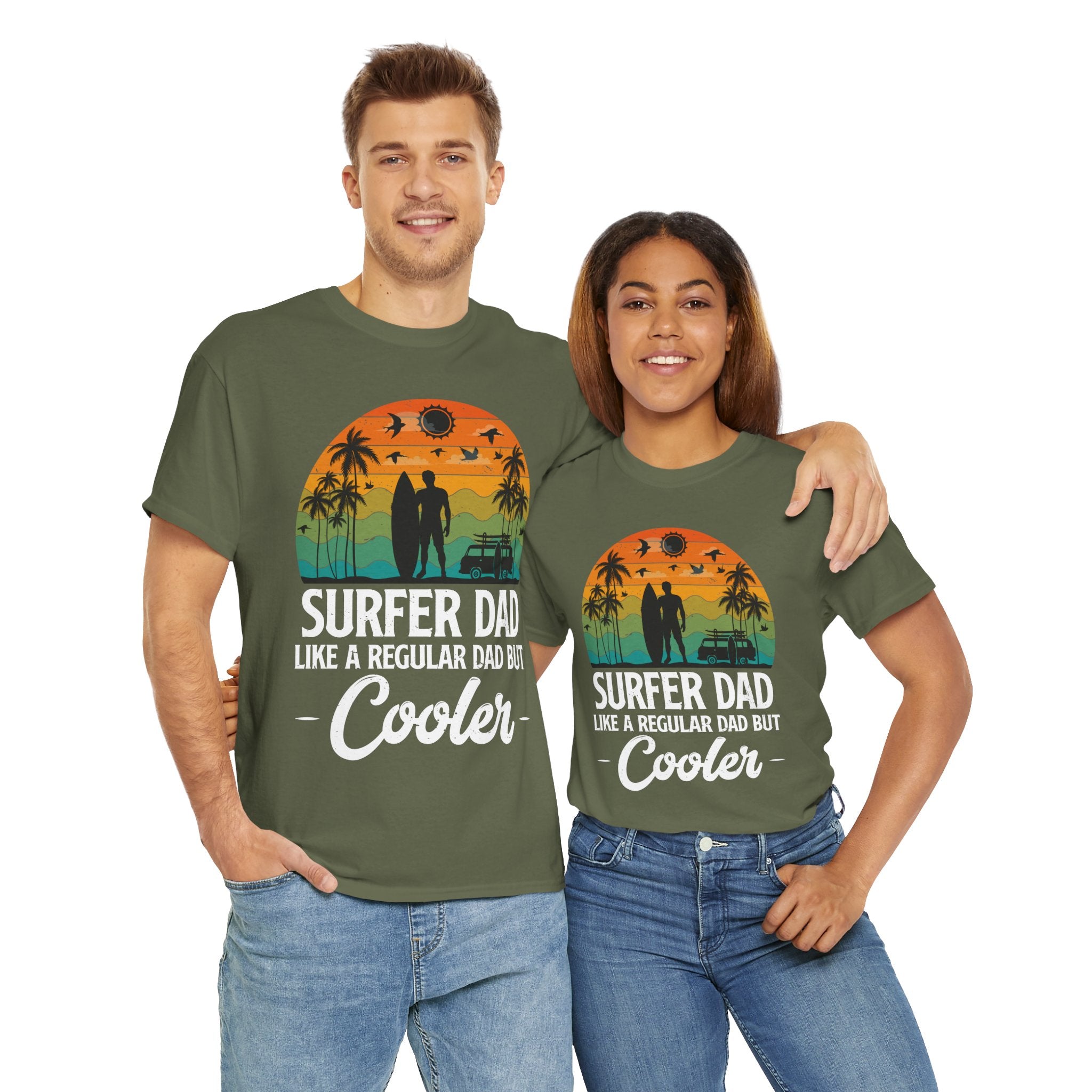 Vintage Surf Van & Palm Tree T-Shirt