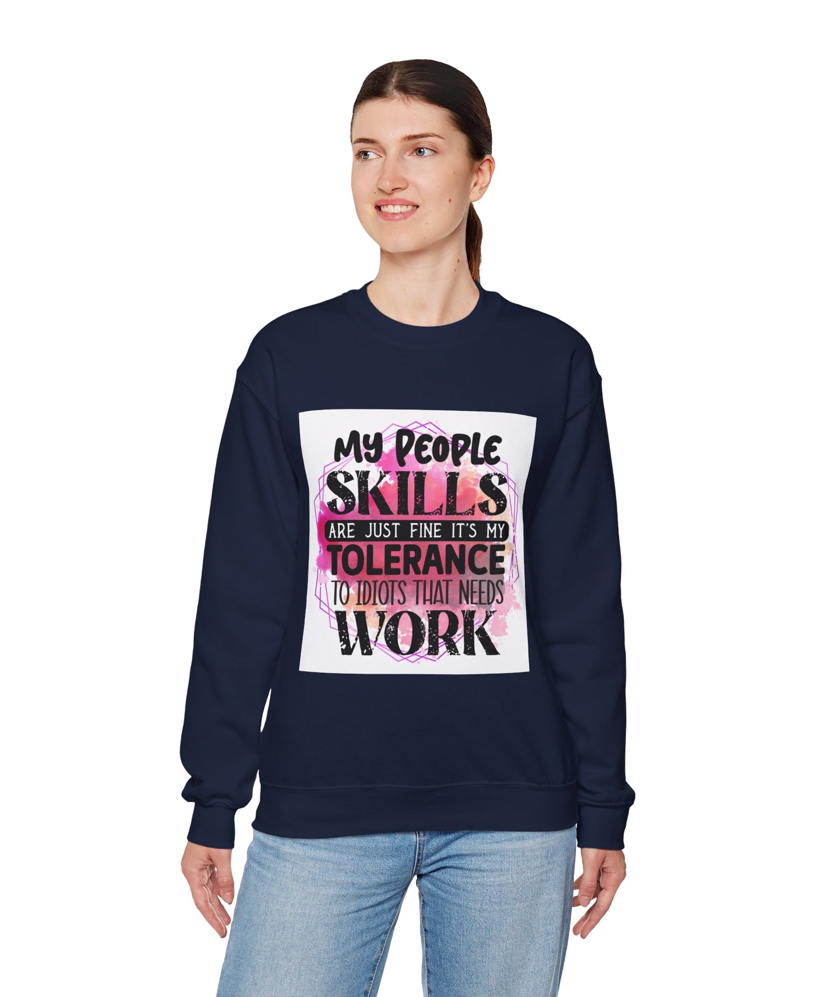 My people skills are just fine Quote Unisex Sweatshirt - Casual Humor Apparel, Gift for Friends, Family - Gallory Hive