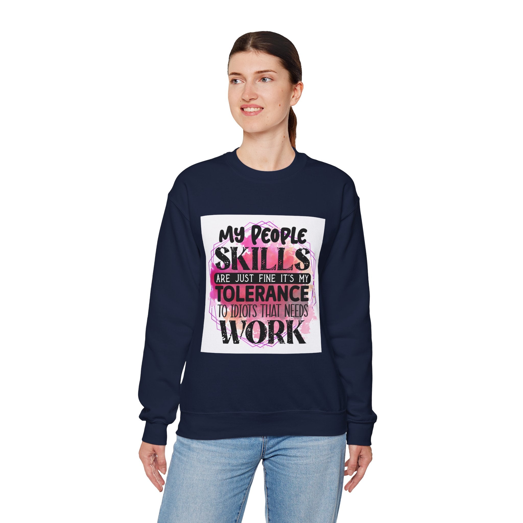 My people skills are just fine Quote Unisex Sweatshirt - Casual Humor Apparel, Gift for Friends, Family - Gallory Hive