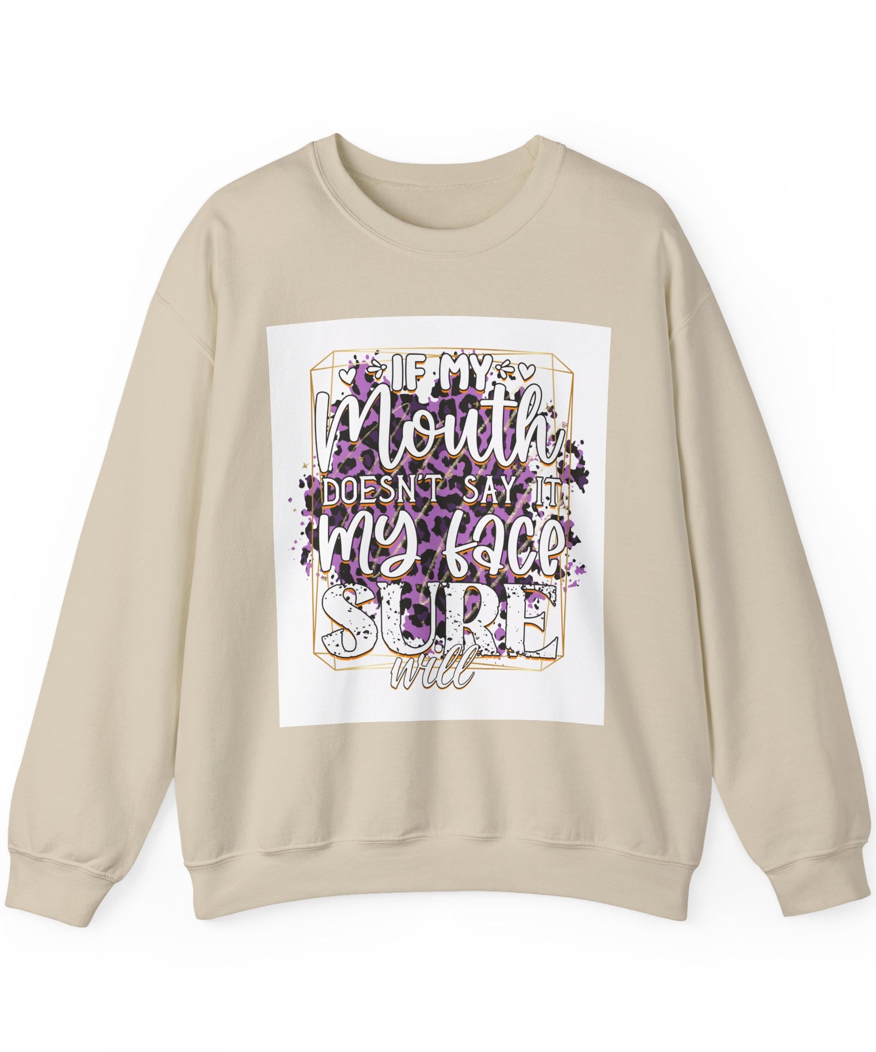 Expressive Crewneck Sweatshirt - Casual Humor Apparel, Gift for Friends, Family - Gallory Hive