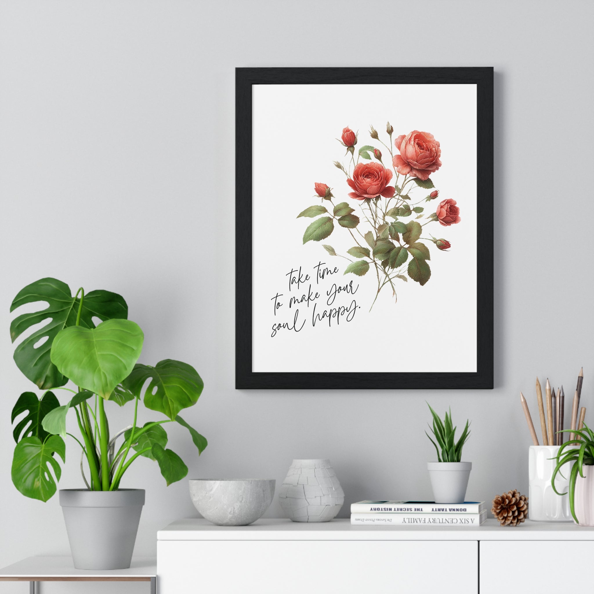Birth Month Flower Rose – Inspirational Wall Decor | Gallory Hive