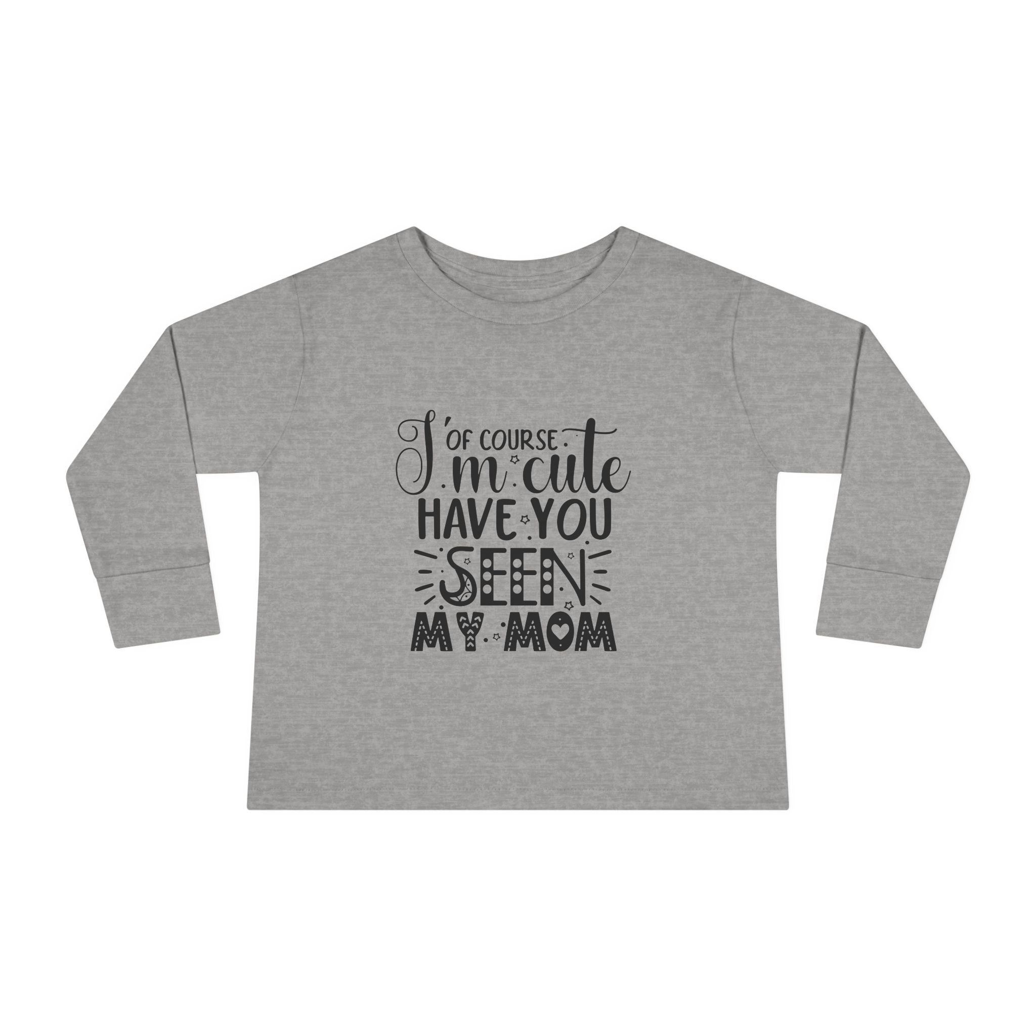 Toddler Long Sleeve Tee - Cute Gift for Dads, Family Celebrations, Birthday Party
