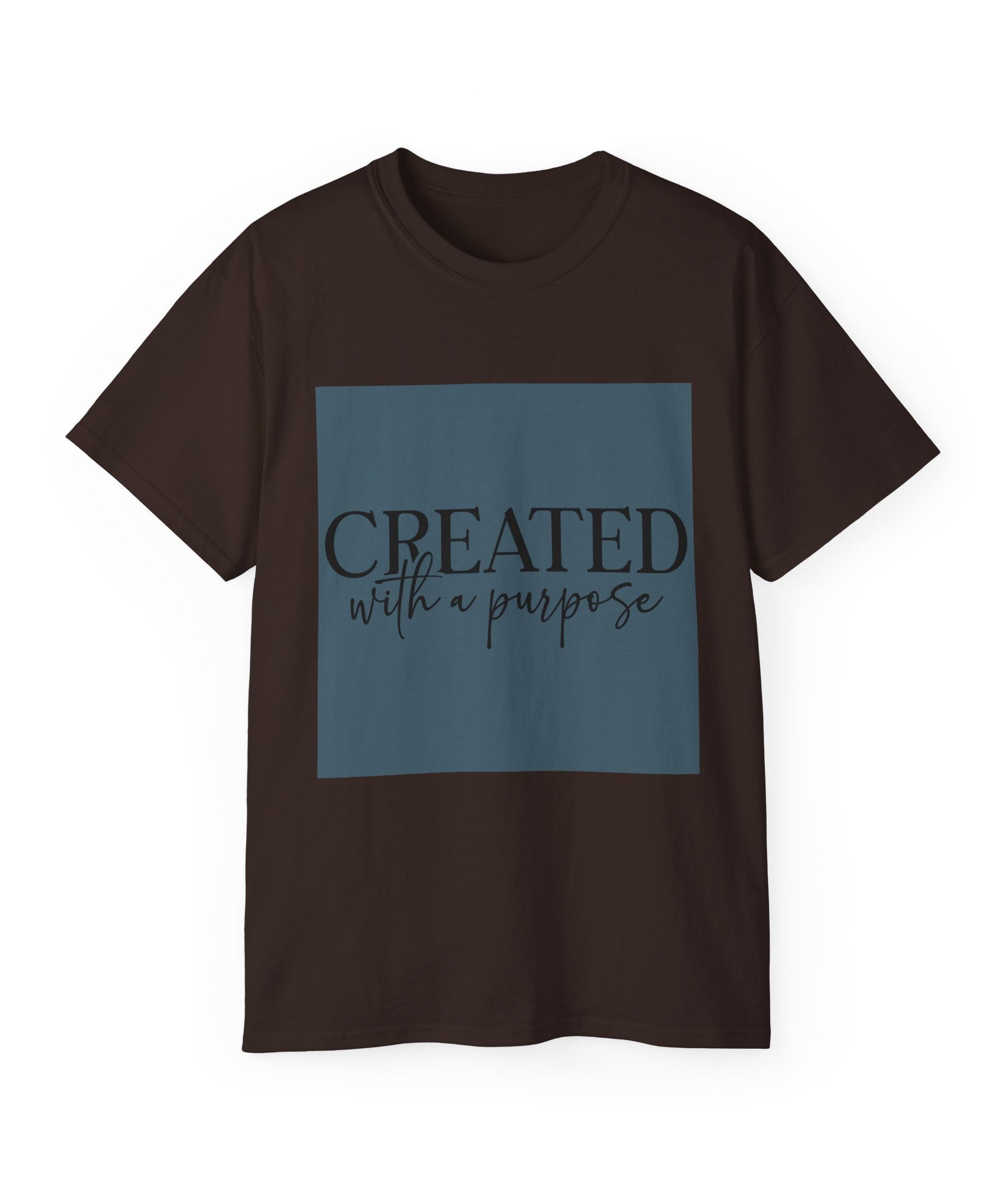 Unisex Created with a Purpose Tee - Inspirational Casual Wear, Christian T-Shirt, Motivational Gift, Faith-Based Apparel, Everyday Comfort - Gallory Hive