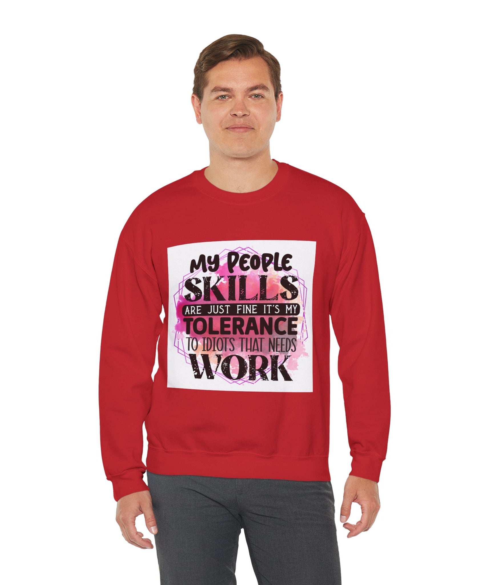 My people skills are just fine Quote Unisex Sweatshirt - Casual Humor Apparel, Gift for Friends, Family - Gallory Hive