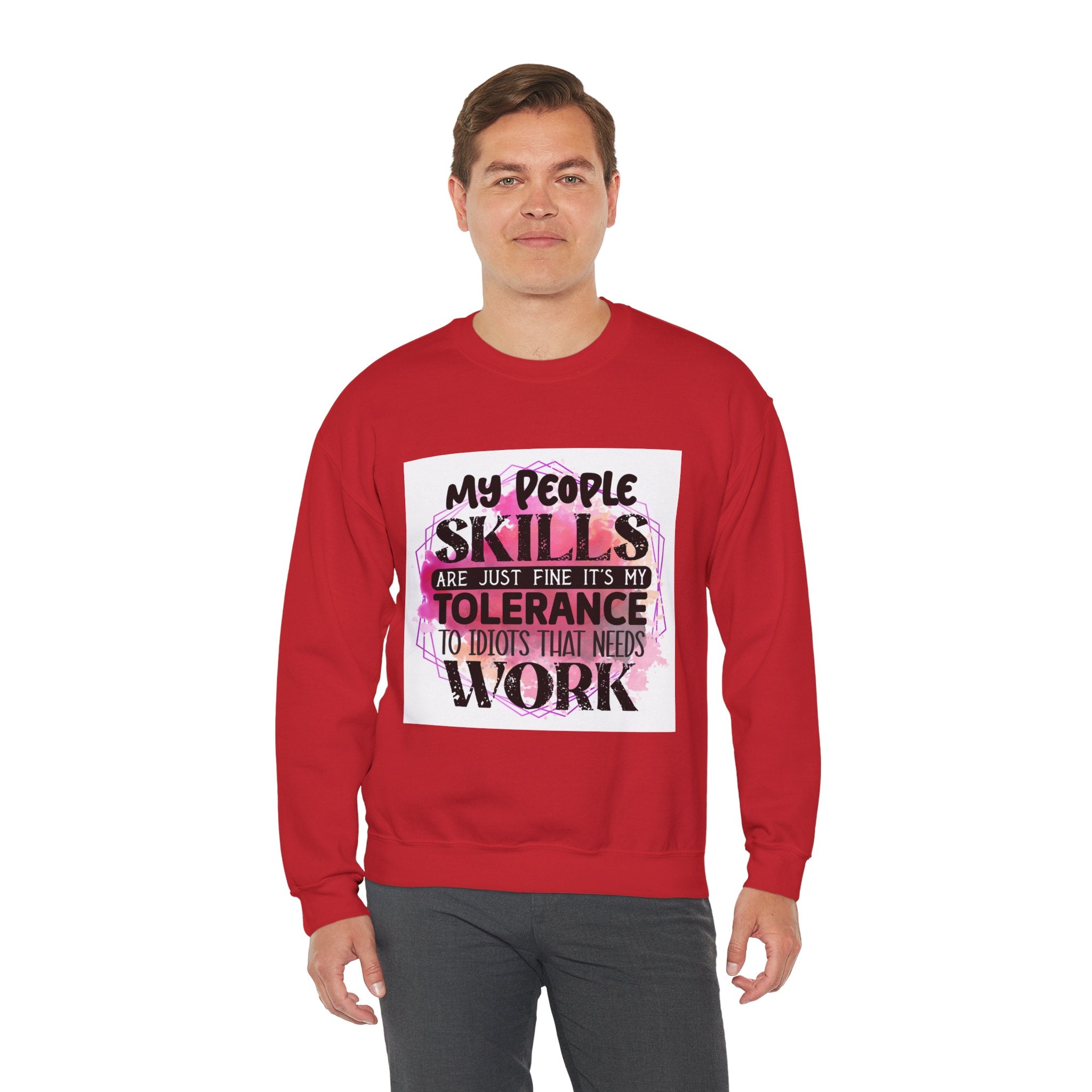 My people skills are just fine Quote Unisex Sweatshirt - Casual Humor Apparel, Gift for Friends, Family - Gallory Hive