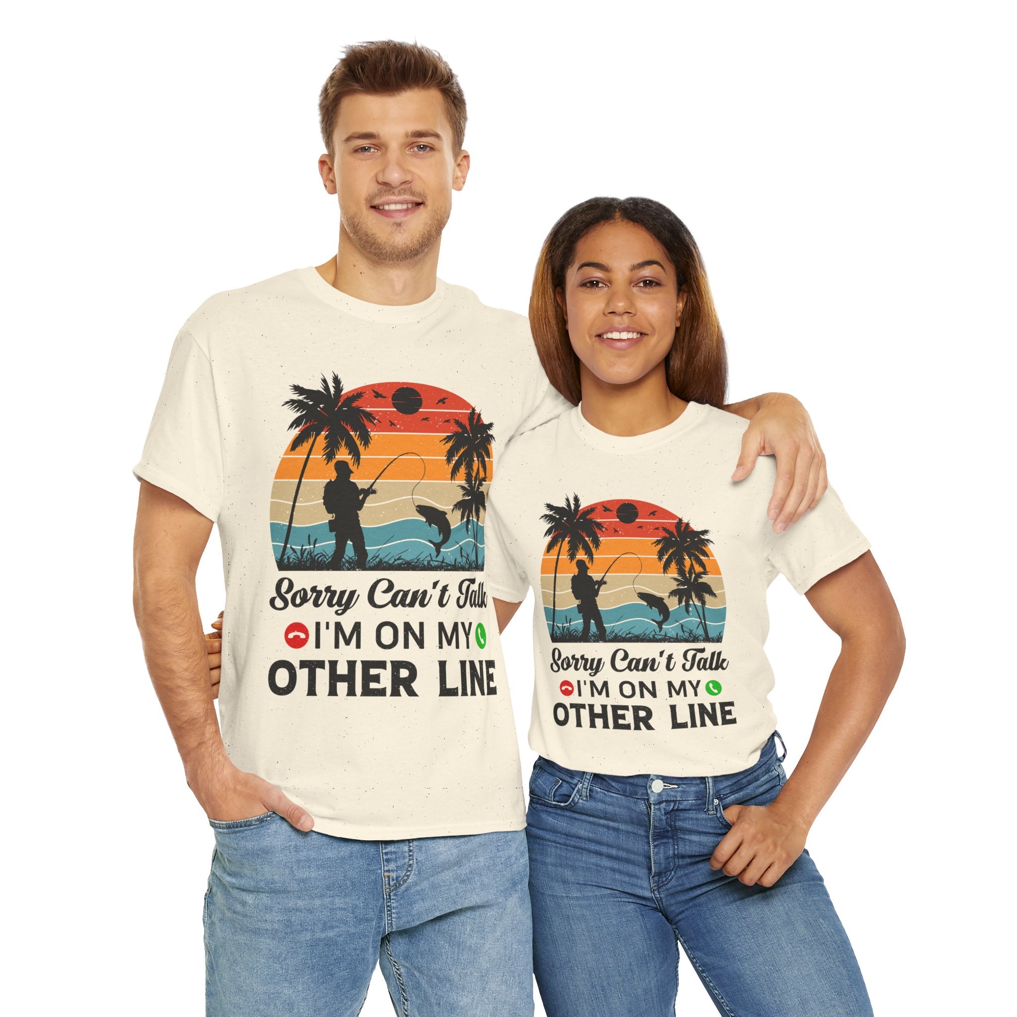 Funny Fishing T-Shirt – On My Other Line