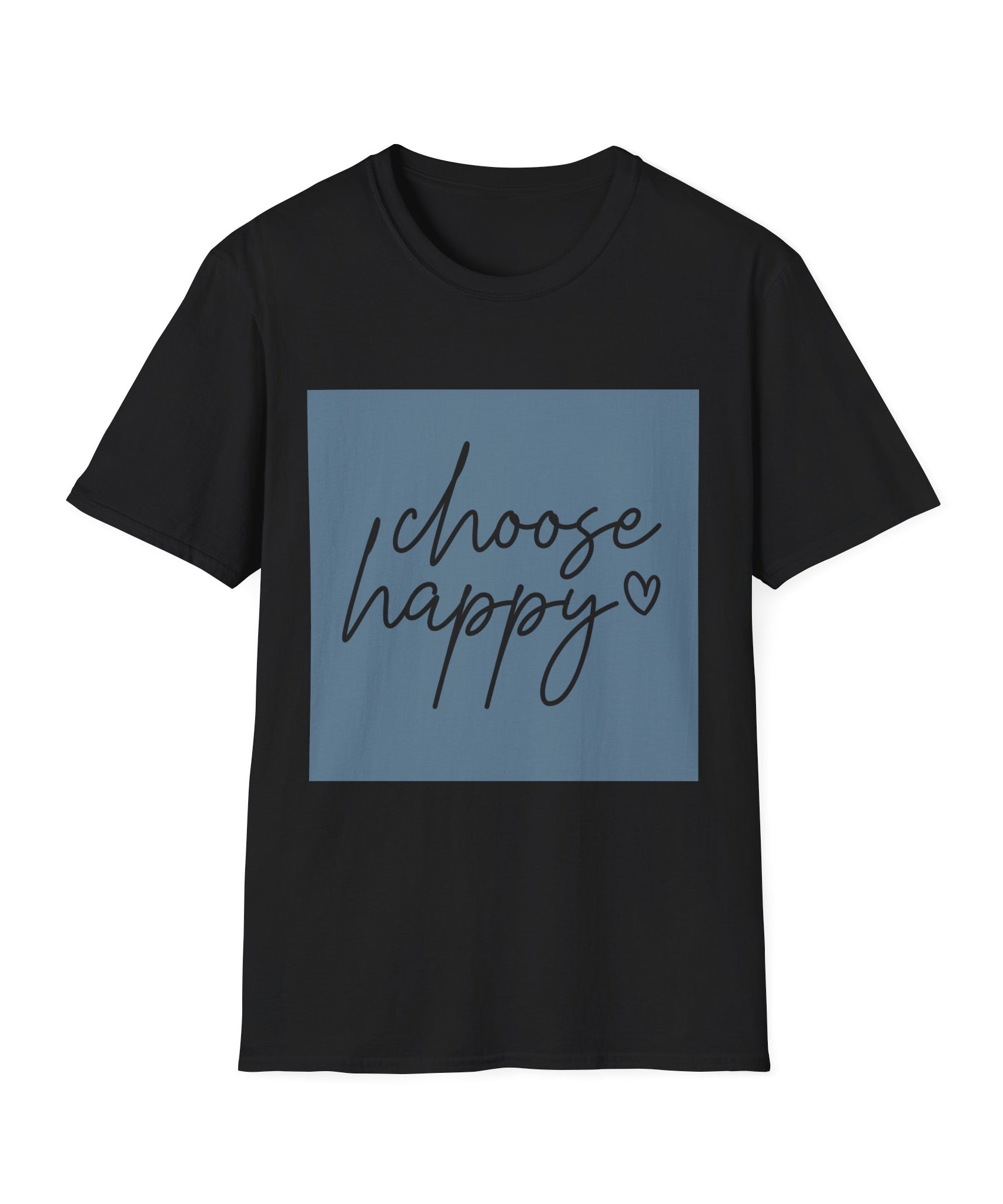 Unisex T-Shirt – "Choose Happy" Quote Tee - Positive Affirmation Shirt for Friends, Inspirational Tee - Gallory Hive