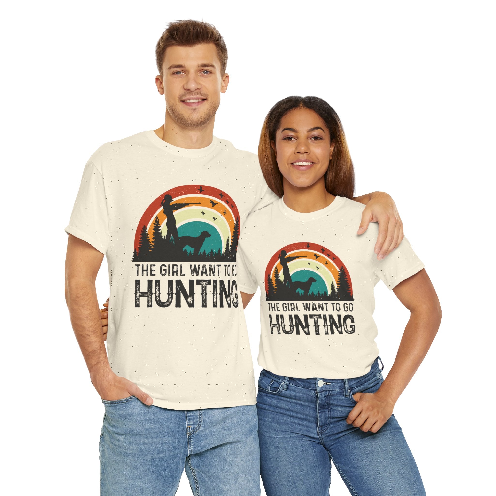 Retro Hunter Shirt – Birds & Pines