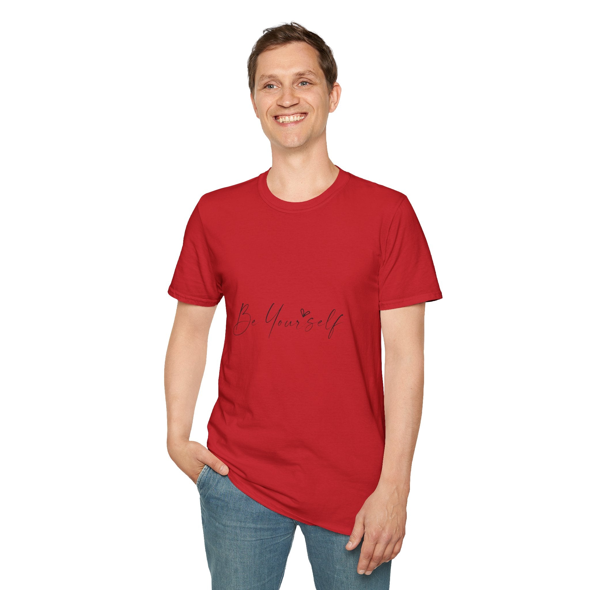 Unisex T-Shirt – "Be Yourself" Quote Tee - Positive Affirmation Shirt for Friends, Inspirational Tee