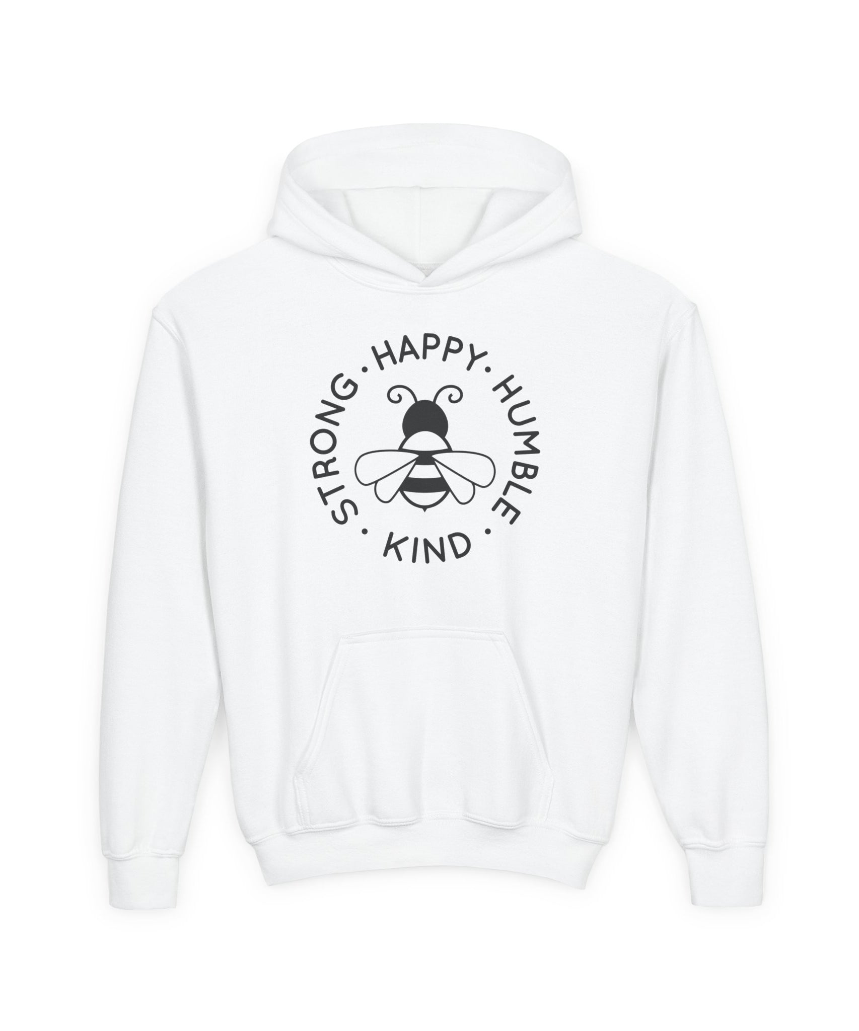 Unisex Kid's "Strong Happy Humble Kind" Hoodie