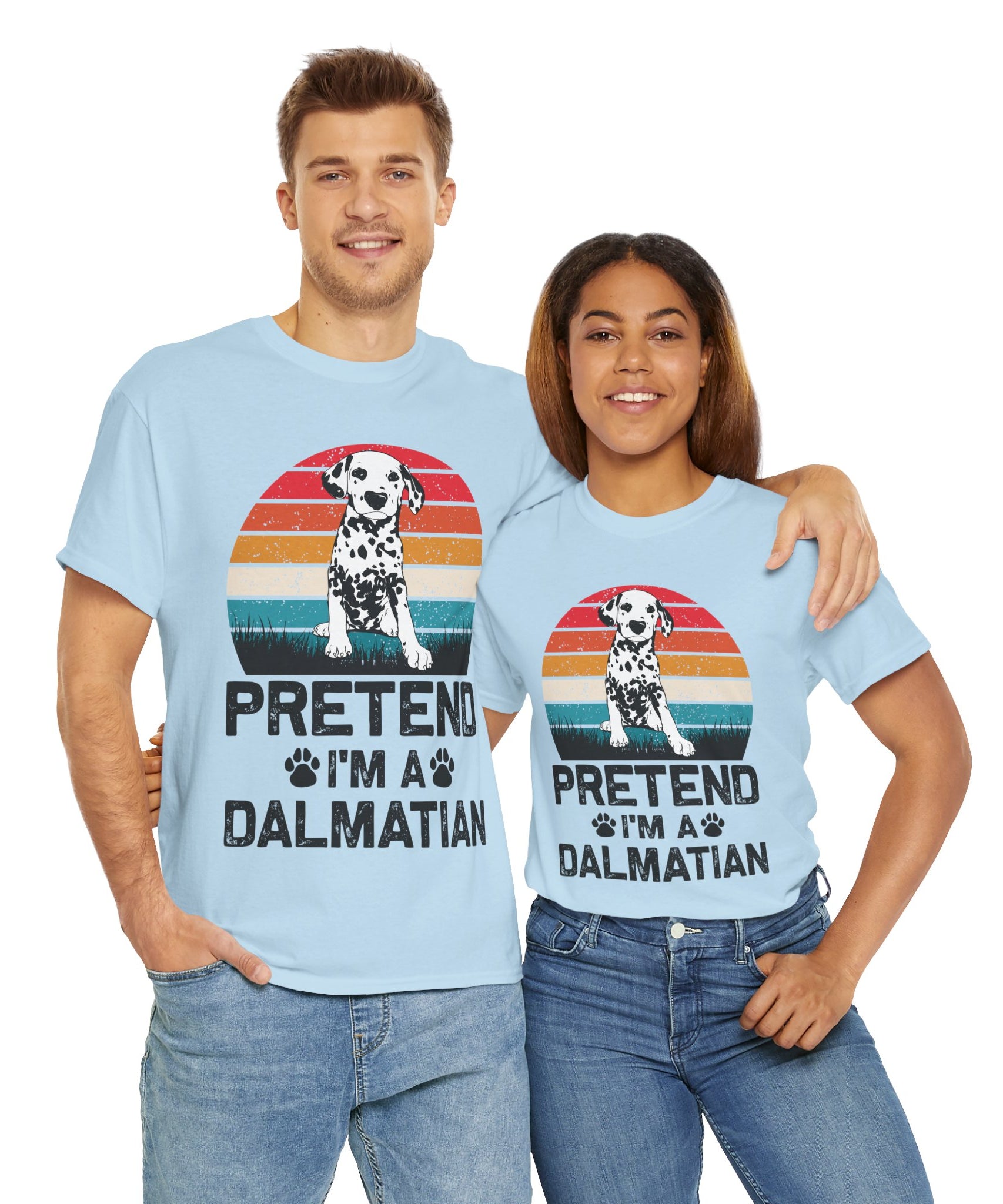 Funny Dalmatian T-Shirt - Vintage Style Tee
