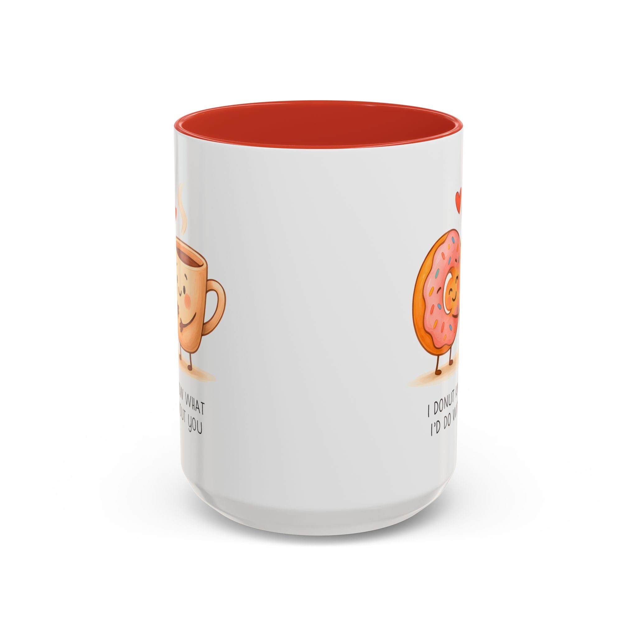 Cute Donut and Coffee Love Ceramic Mug | Gallory Hive