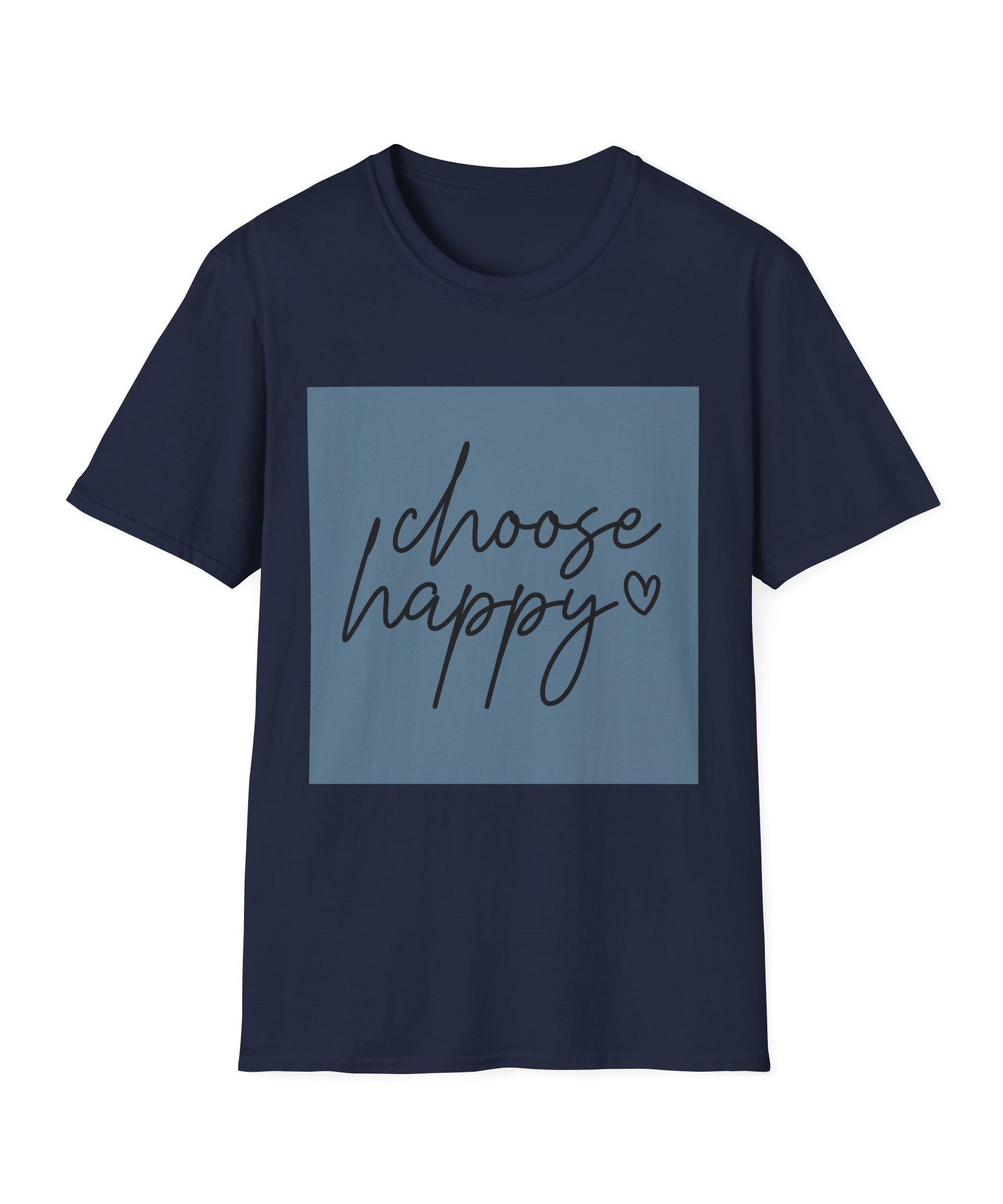 Unisex T-Shirt – "Choose Happy" Quote Tee - Positive Affirmation Shirt for Friends, Inspirational Tee - Gallory Hive