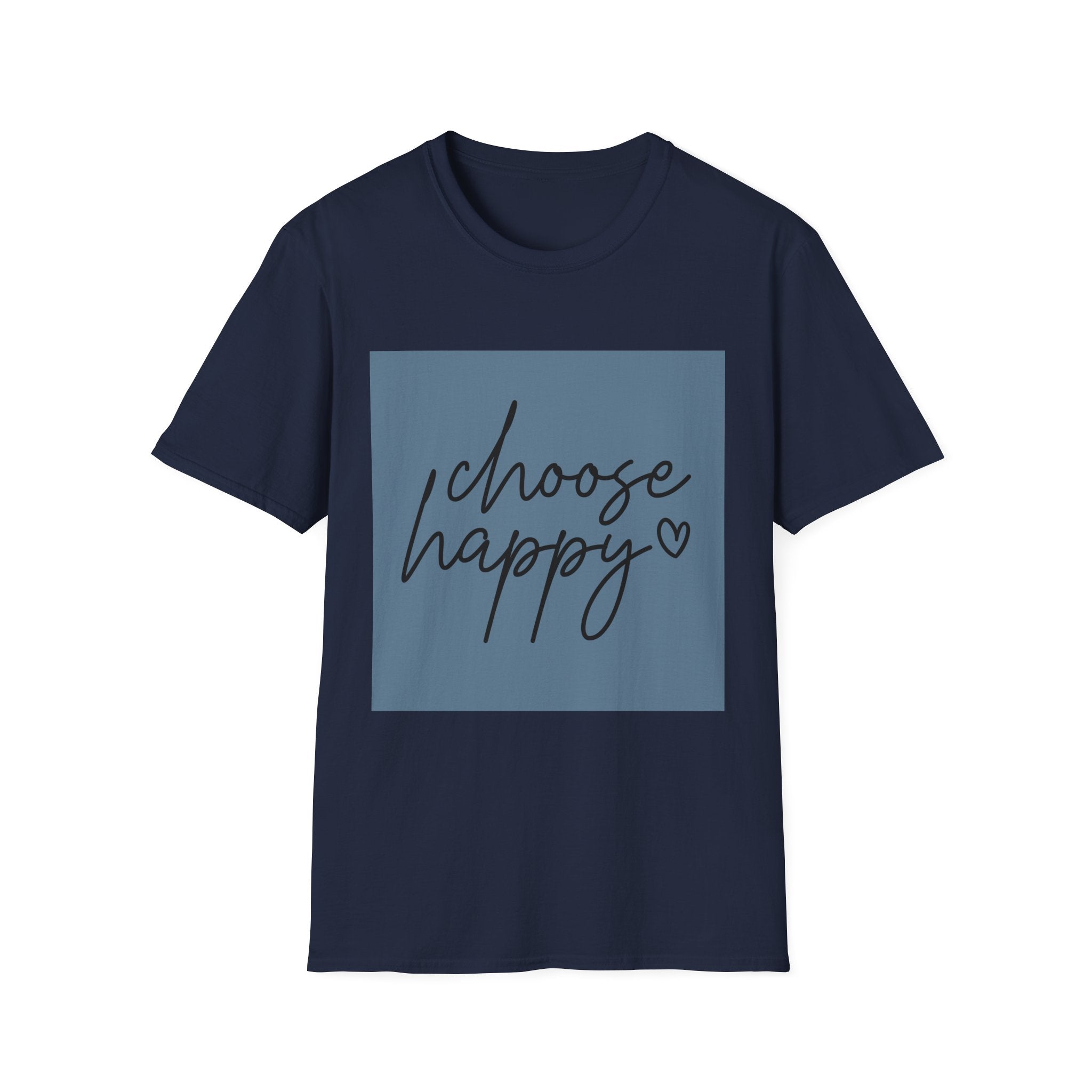 Unisex T-Shirt – "Choose Happy" Quote Tee - Positive Affirmation Shirt for Friends, Inspirational Tee - Gallory Hive