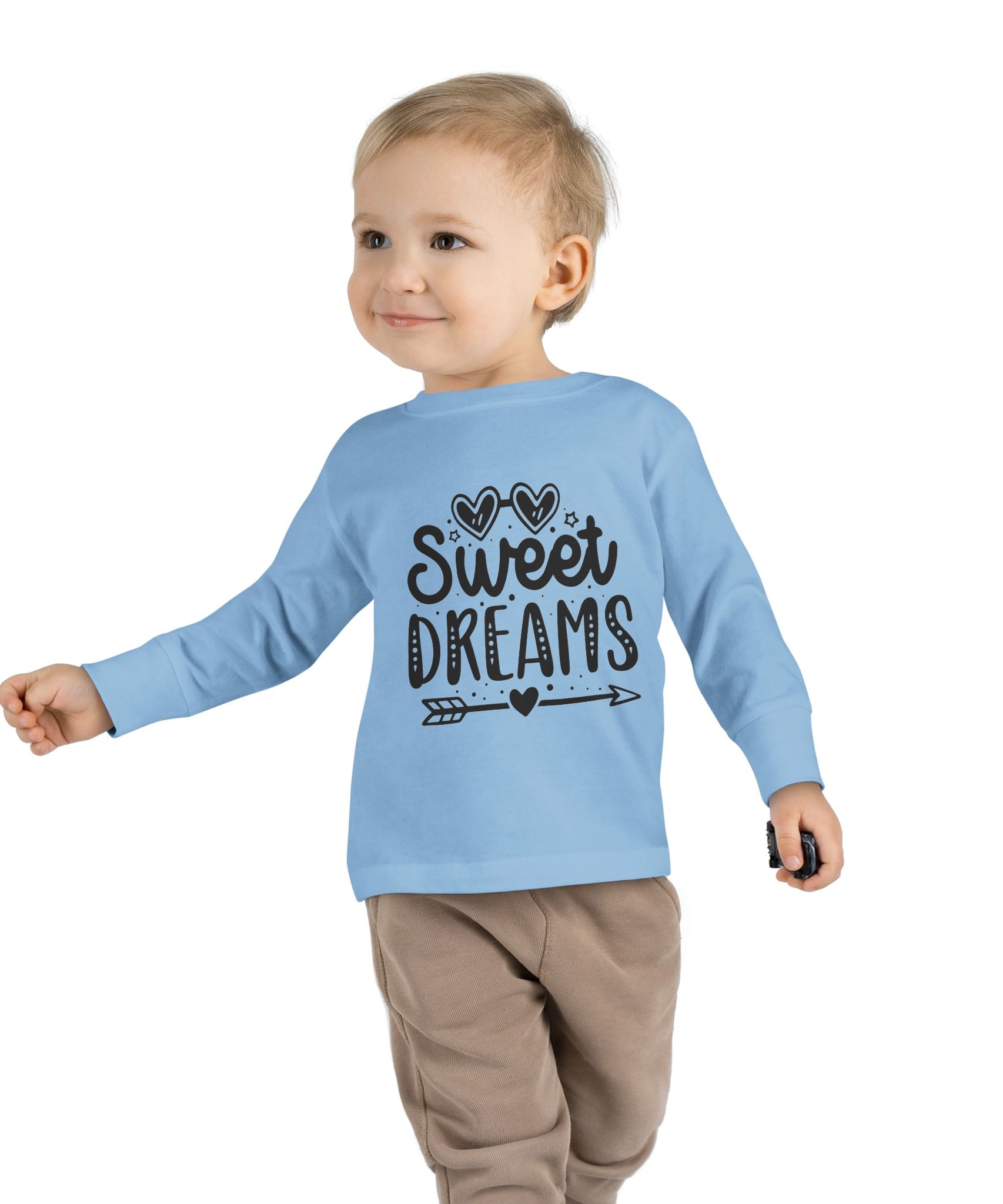 Toddler Long Sleeve Tee - Cute Gift for Dads and Family Celebrations - Gallory Hive