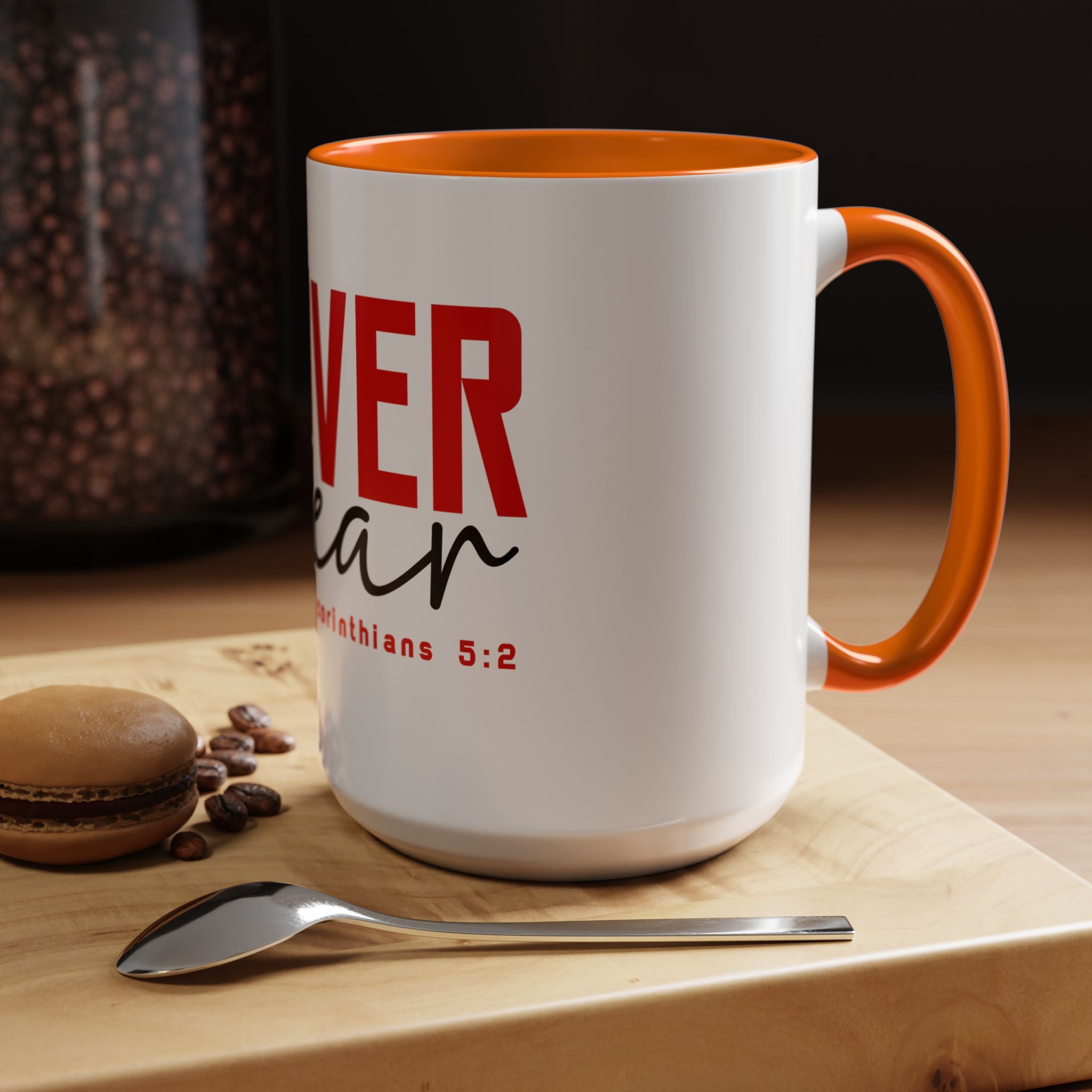 Faith Scripture Accent Coffee Mug | Gallory Hive