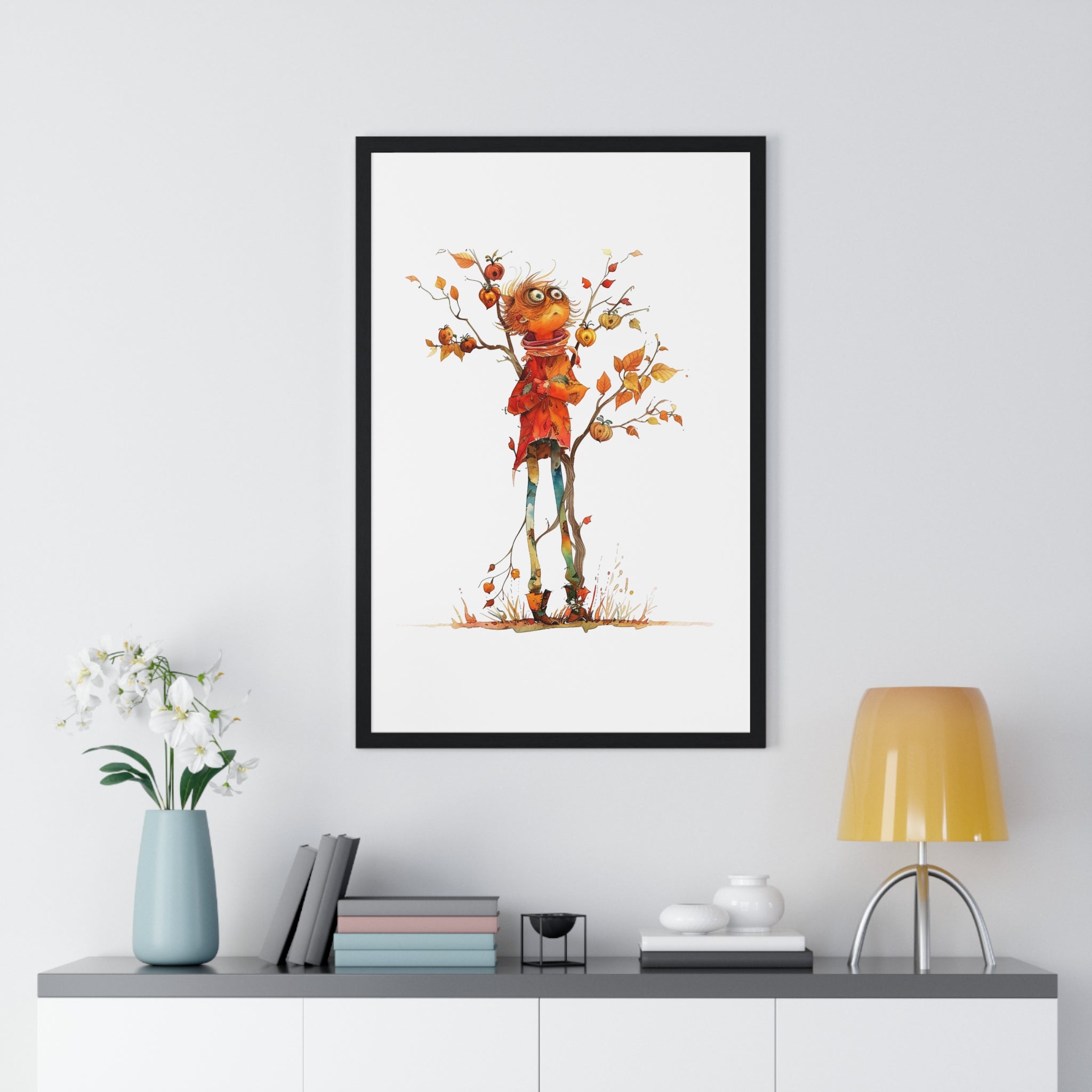 Autumn Daydreamer – Whimsical Cottage Wall Art | Gallory Hive