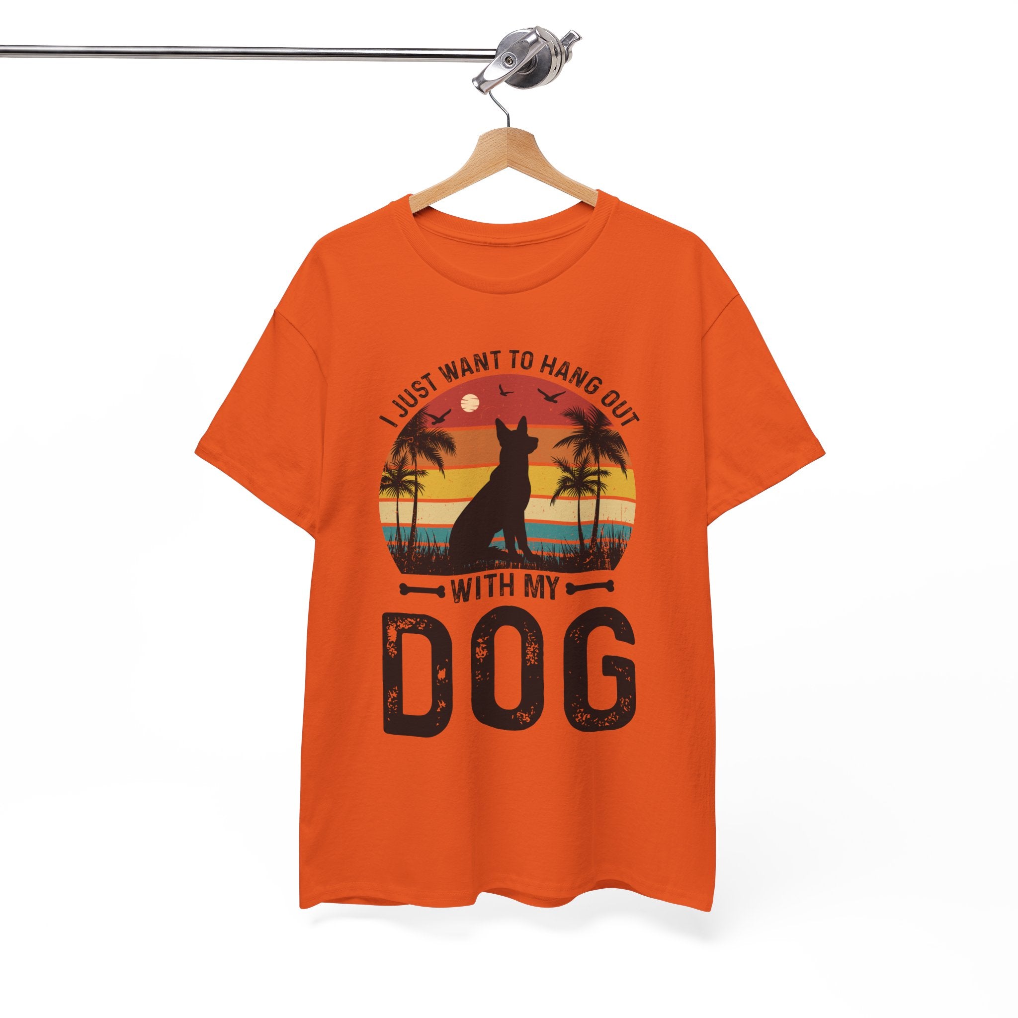Retro Dog T-Shirt - Beach Hangout Design | Gallory Hive