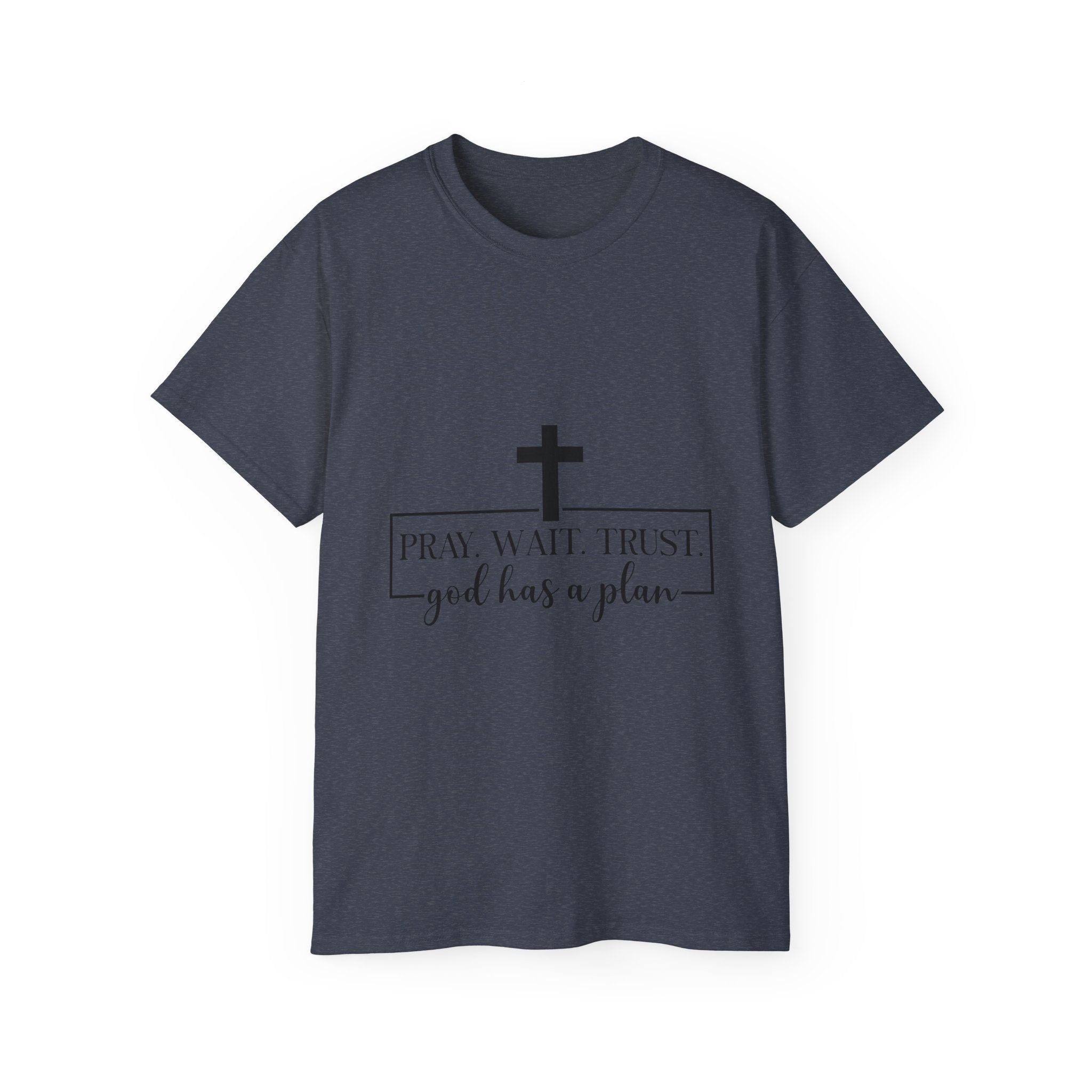 Unisex God has a plan Tee - Inspirational Casual Wear, Christian T-Shirt, Motivational Gift, Faith-Based Apparel, Everyday Comfort