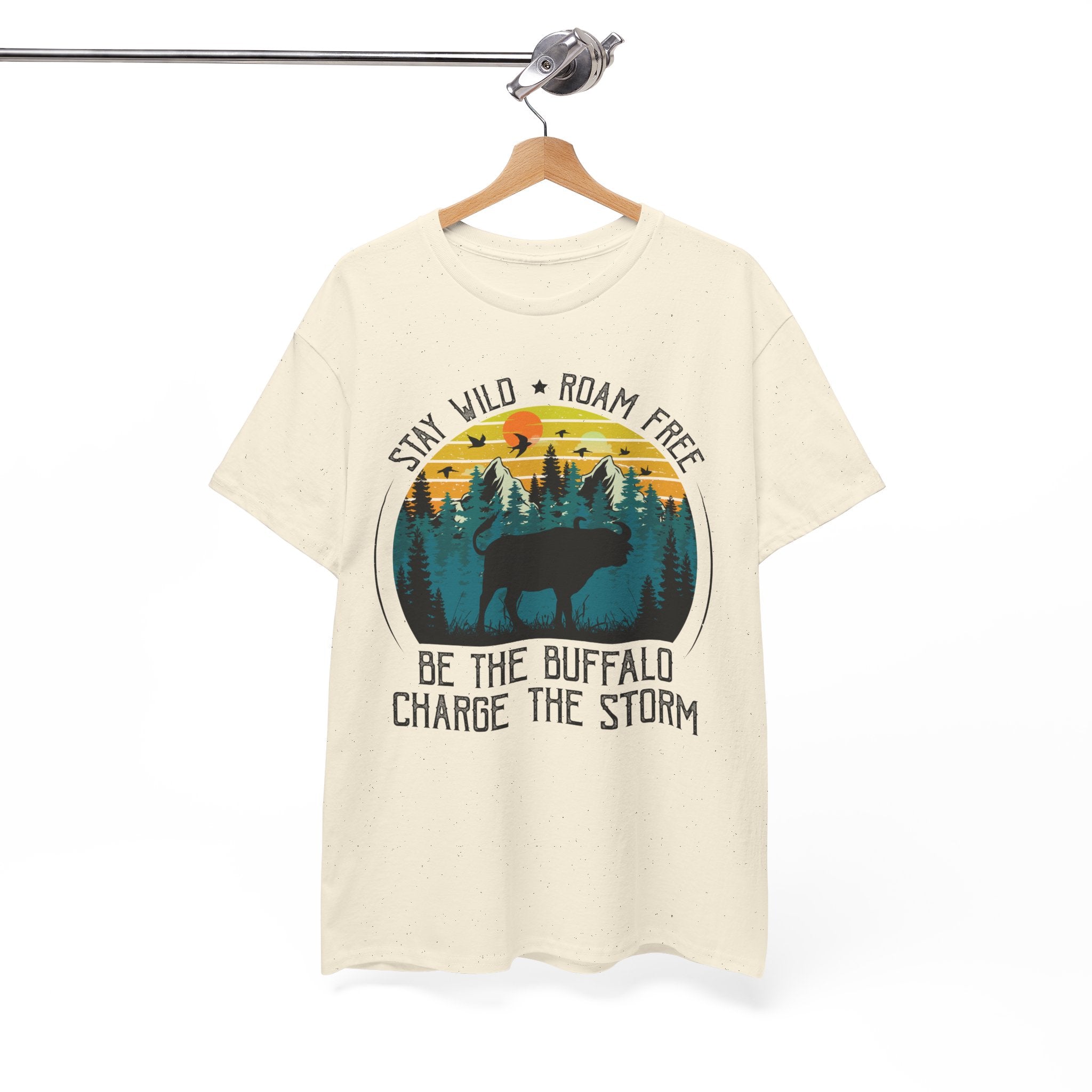 Wild Buffalo Mountain Graphic Tee | Gallory Hive