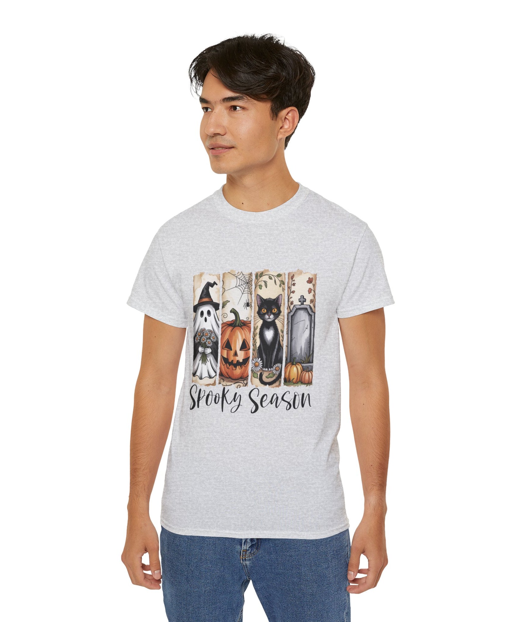 Unisex Spooky Season Tee - Inspirational Casual Wear, Christian T-Shirt, Motivational Gift, Faith-Based Apparel, Everyday Comfort - Gallory Hive