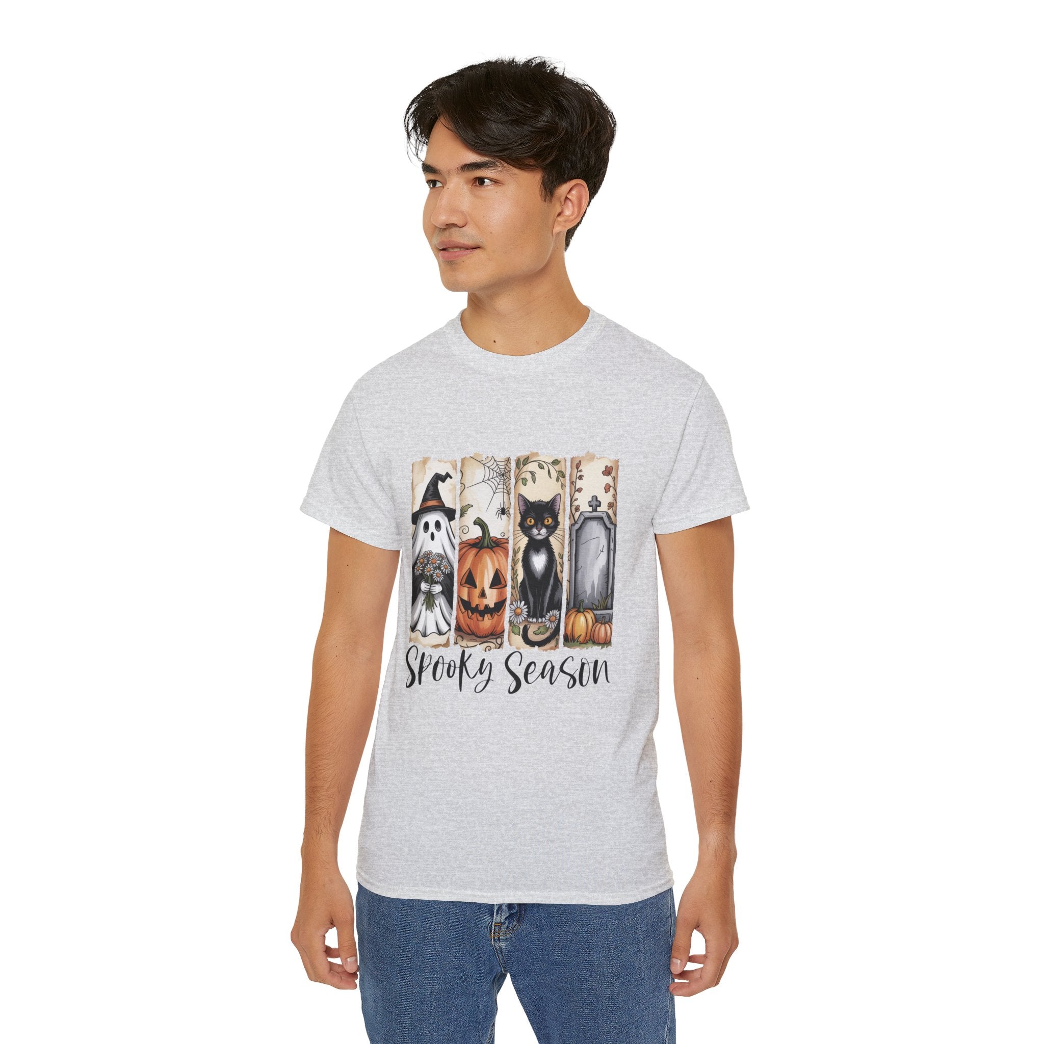Unisex Spooky Season Tee - Inspirational Casual Wear, Christian T-Shirt, Motivational Gift, Faith-Based Apparel, Everyday Comfort - Gallory Hive