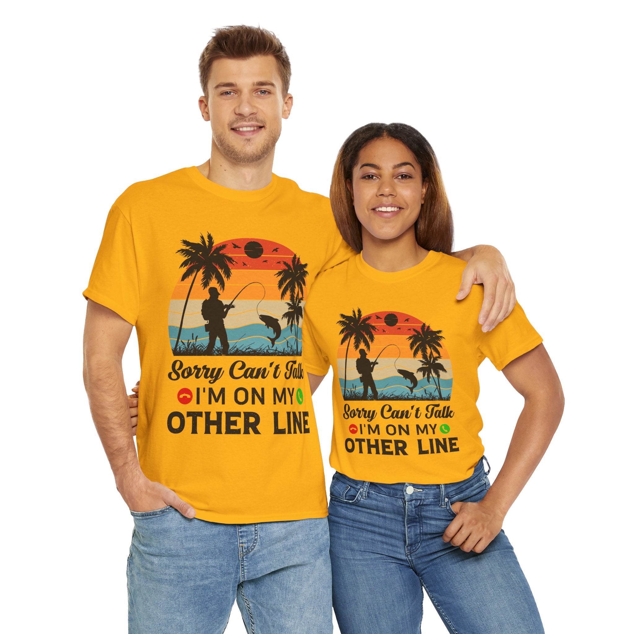 Funny Fishing T-Shirt – On My Other Line