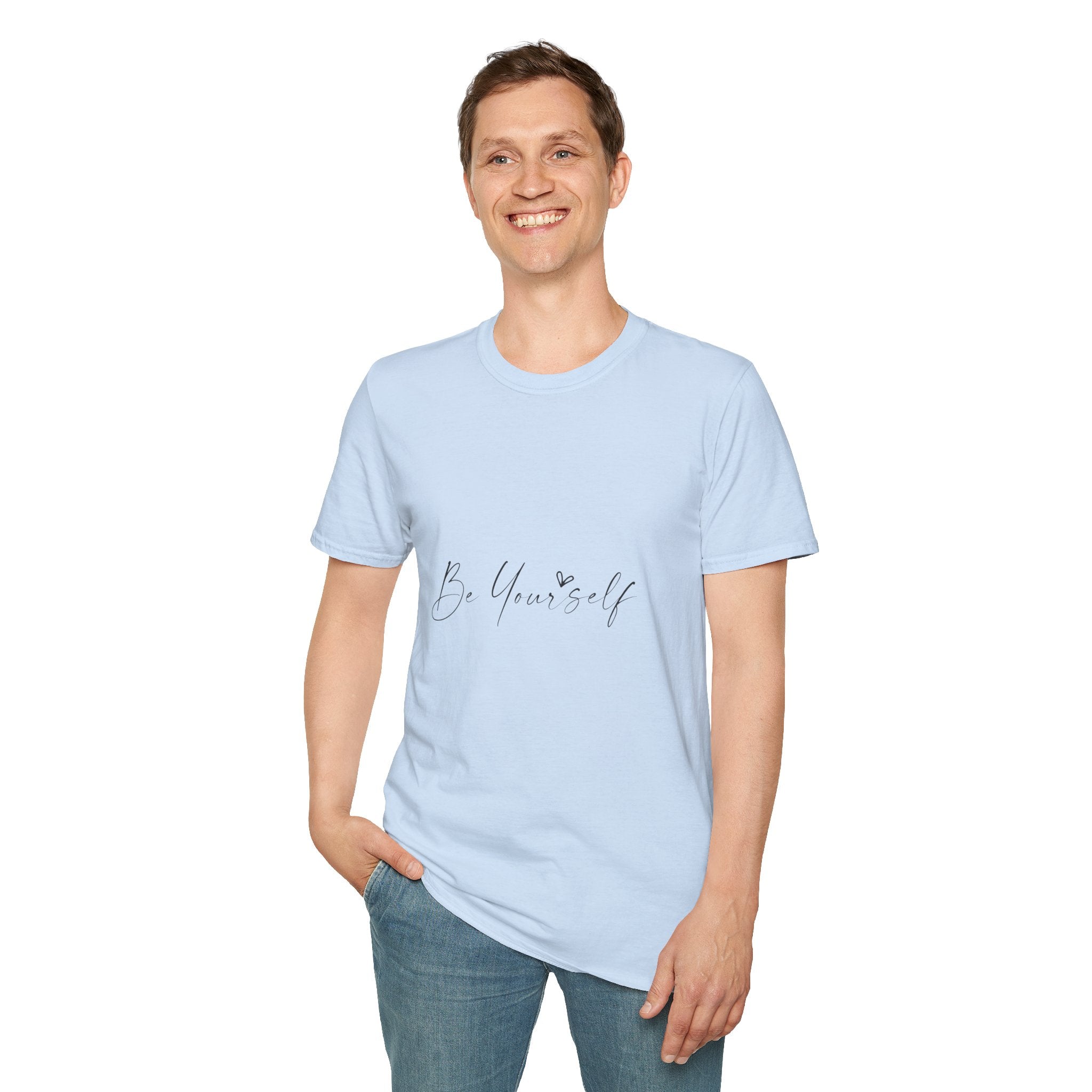 Unisex T-Shirt – "Be Yourself" Quote Tee - Positive Affirmation Shirt for Friends, Inspirational Tee