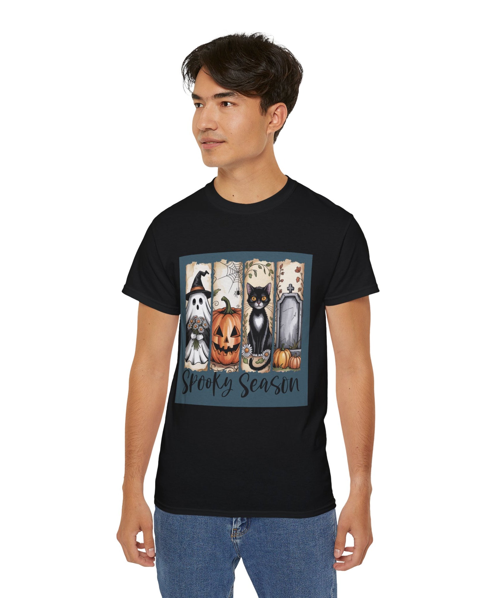 Unisex Spooky Season Tee - Inspirational Casual Wear, Christian T-Shirt, Motivational Gift, Faith-Based Apparel, Everyday Comfort - Gallory Hive