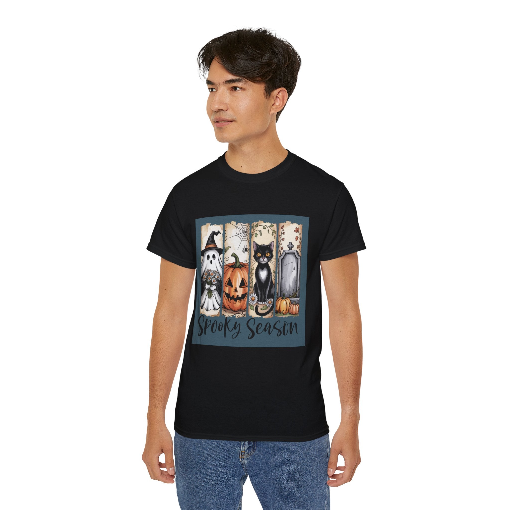Unisex Spooky Season Tee - Inspirational Casual Wear, Christian T-Shirt, Motivational Gift, Faith-Based Apparel, Everyday Comfort - Gallory Hive
