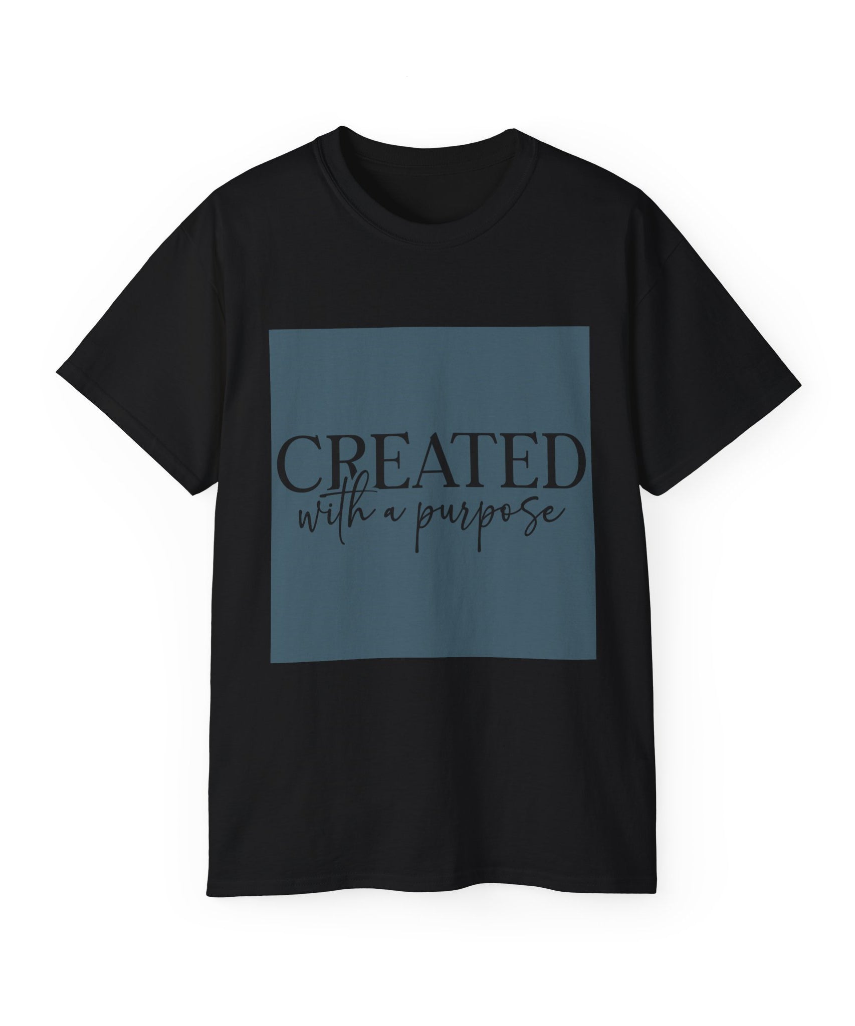 Unisex Created with a Purpose Tee - Inspirational Casual Wear, Christian T-Shirt, Motivational Gift, Faith-Based Apparel, Everyday Comfort - Gallory Hive